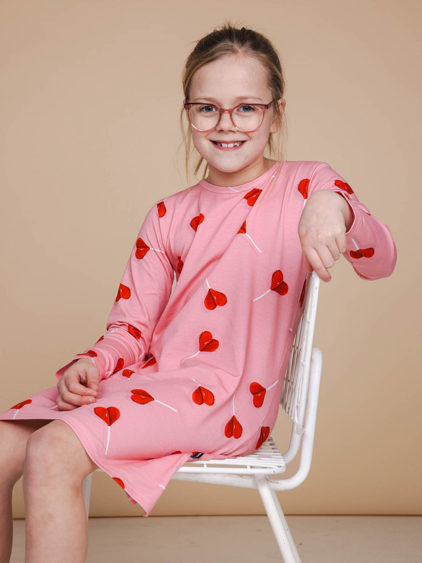 Lollipop Love Long Sleeve Dress Kids - SNURK