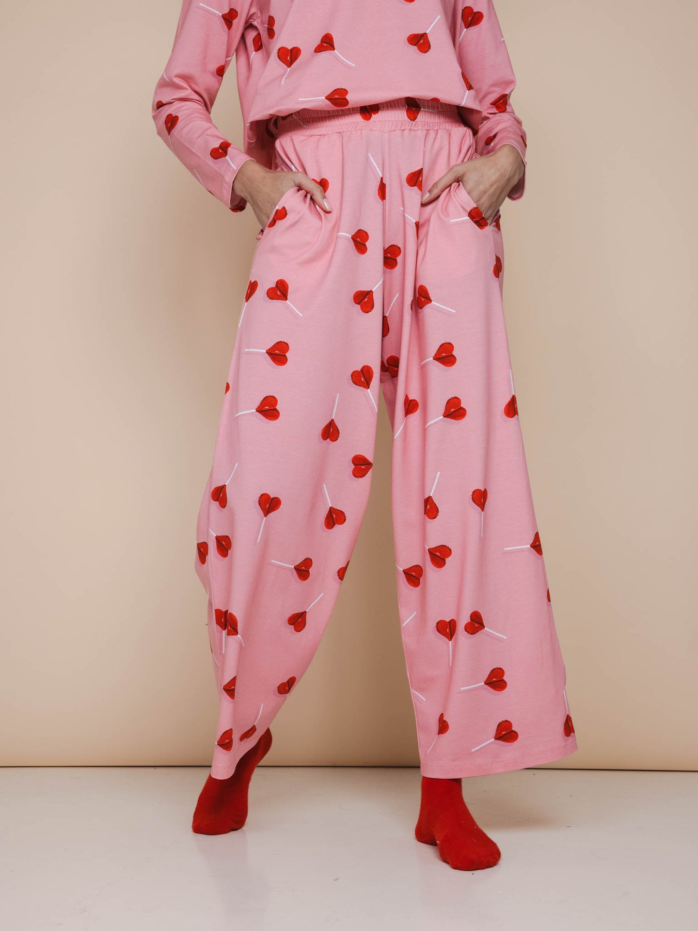 Lollipop Love Wijde broek Dames - SNURK