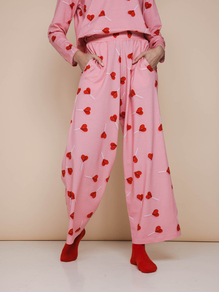 Lollipop Love Wijde broek Dames