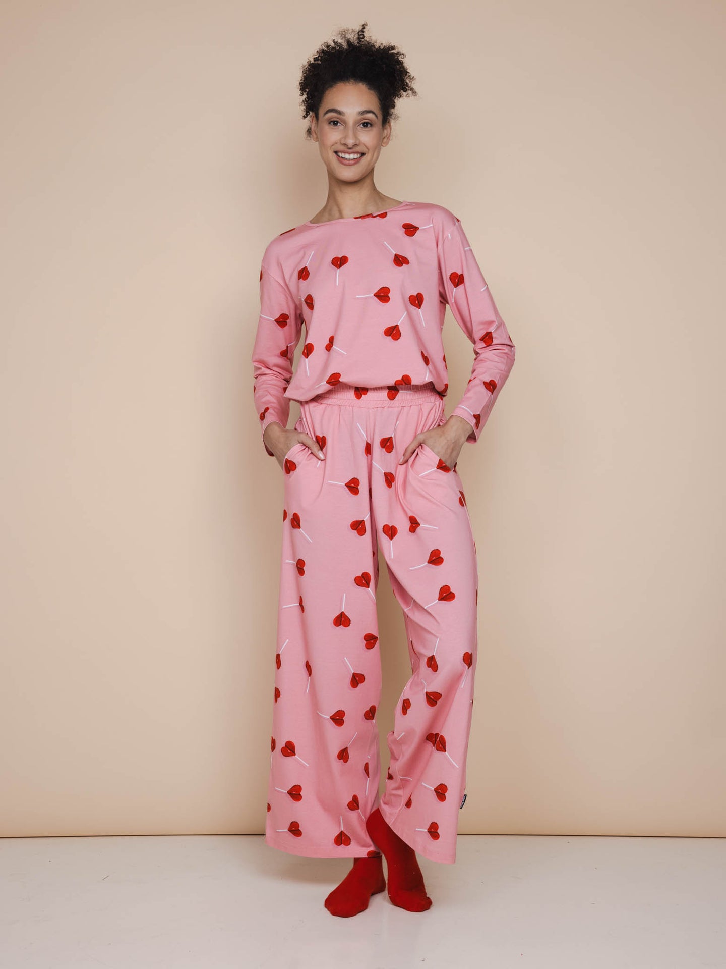 Lollipop Love Wijde broek Dames - SNURK