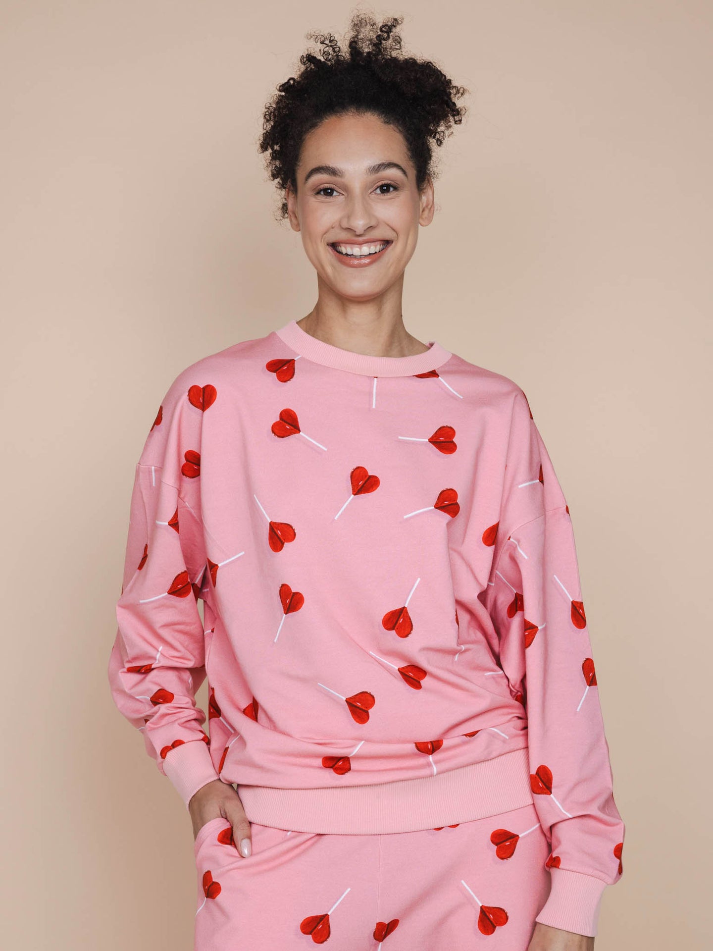 Lollipop Love Love Sweater en Broek set Unisex - SNURK
