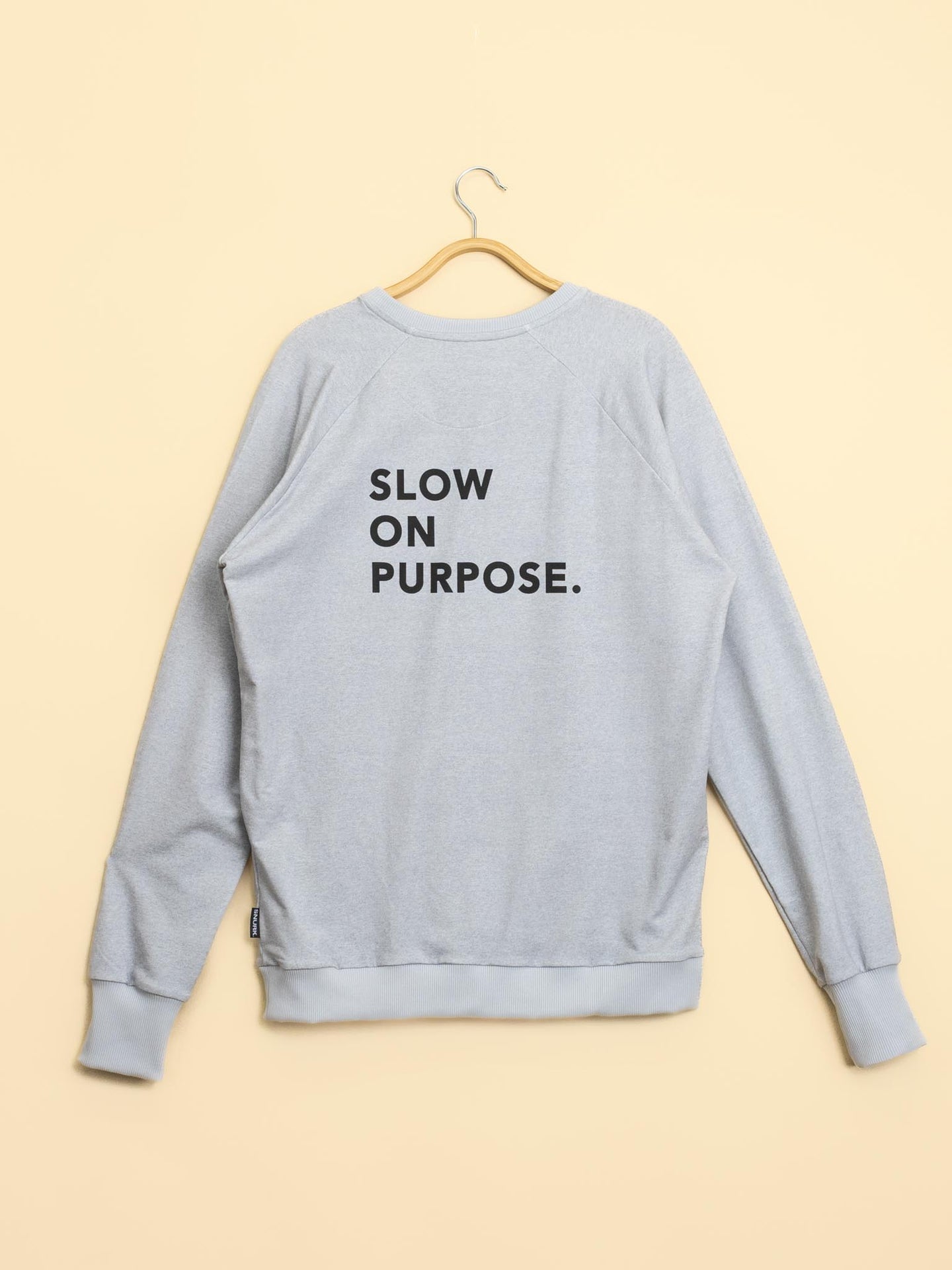 Slow Grey Sweater Heren - SNURK