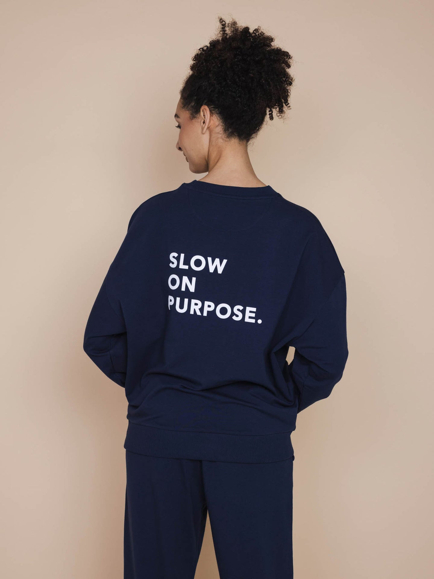 Slow Navy Sweater Unisex - SNURK