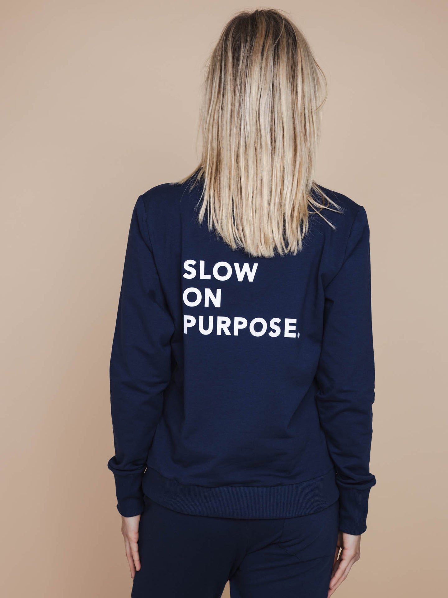 Slow Navy Sweater Damen