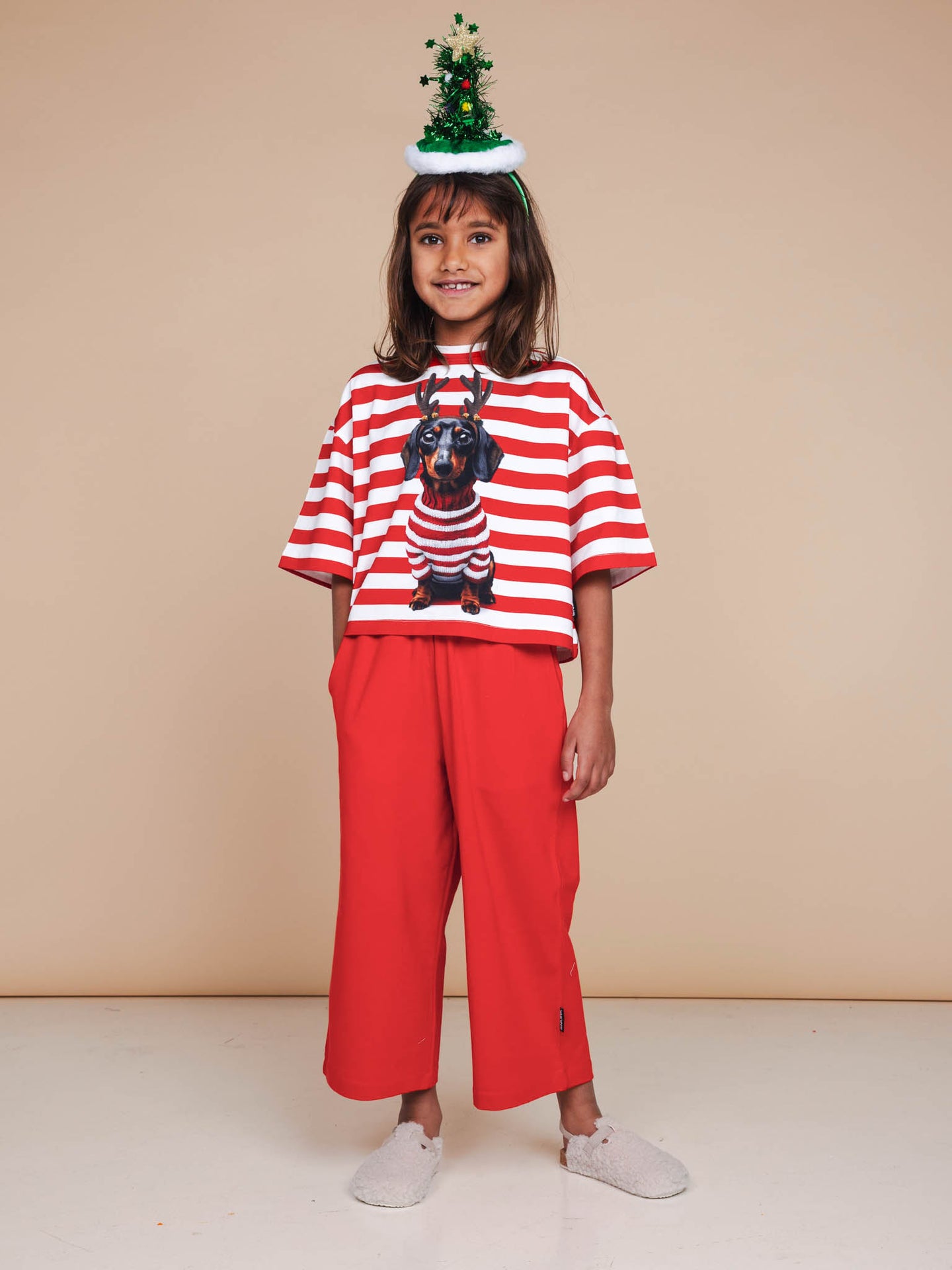 Red Wijde broek Kids - SNURK