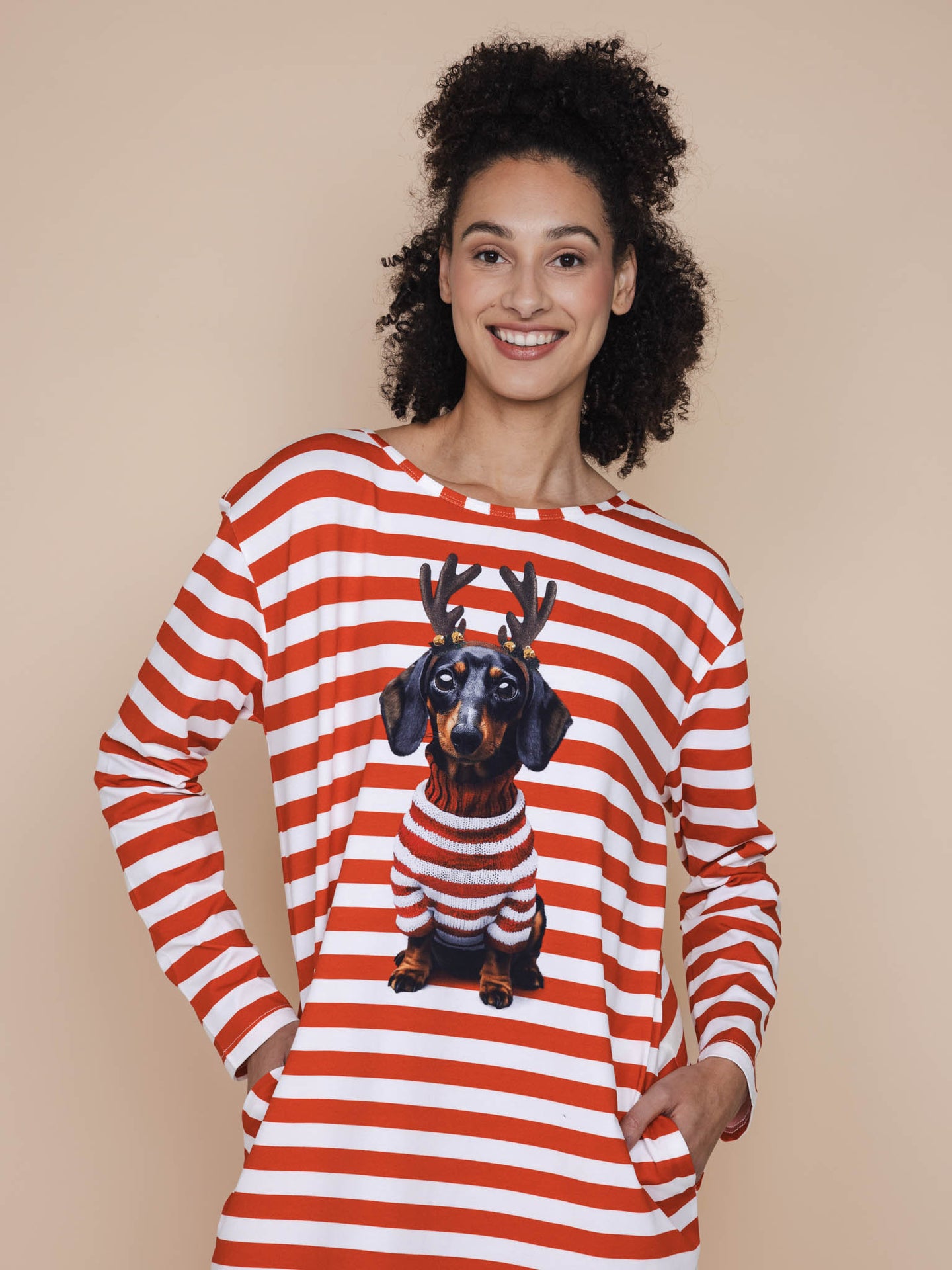 Pierre Xmas Long Sleeve Dress Dames - SNURK