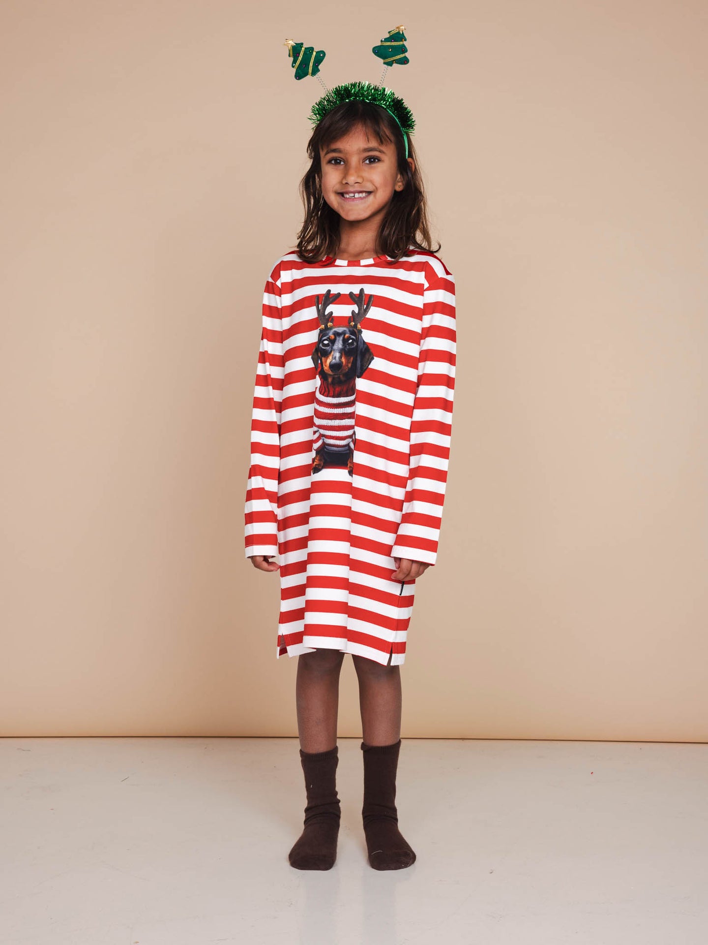 Pierre Xmas Long Sleeve Dress Kids - SNURK