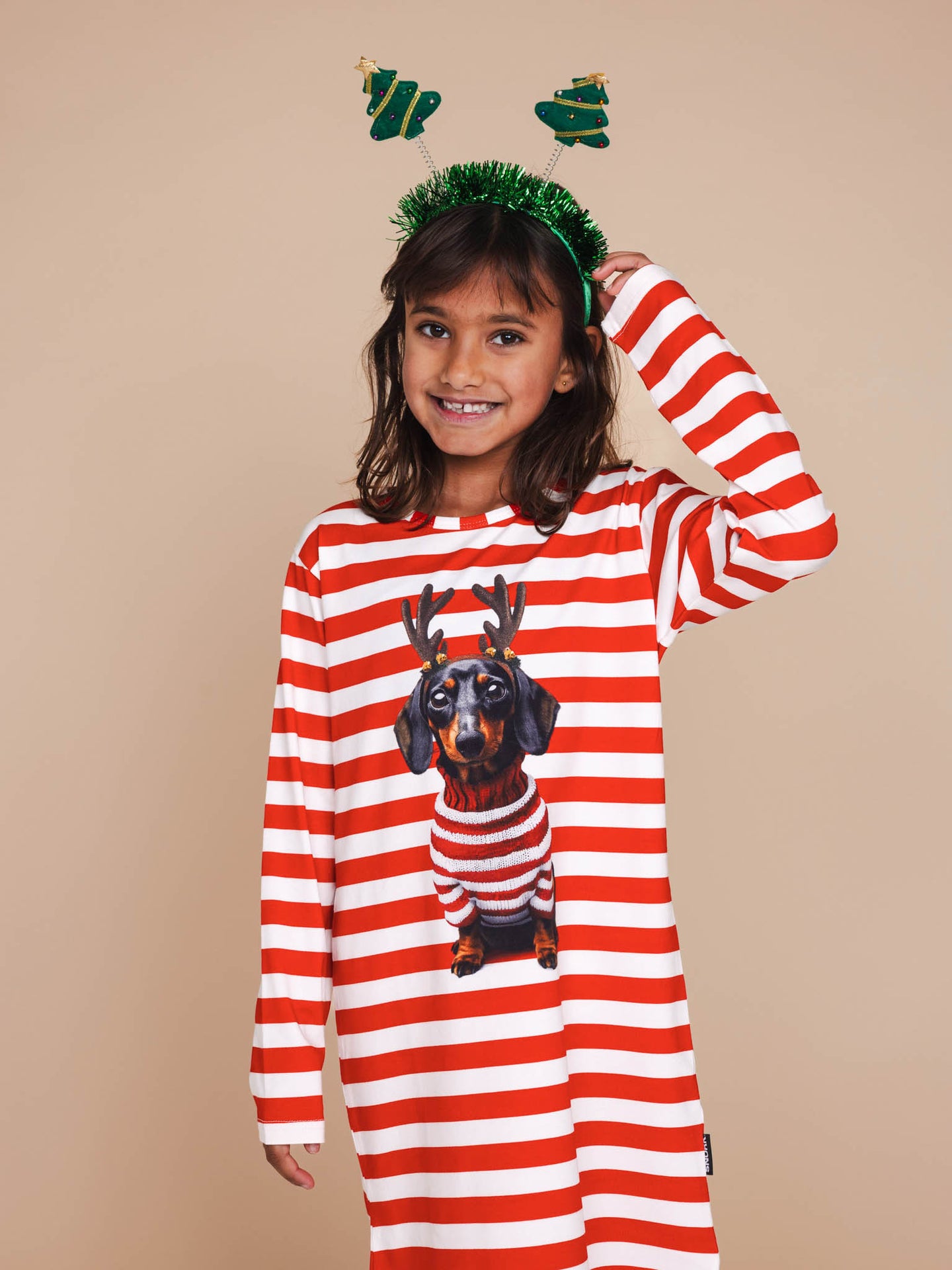 Pierre Xmas Long Sleeve Dress Kids - SNURK