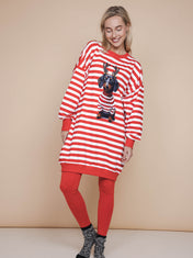 Pierre Xmas Sweater Dress and Legging set Women
