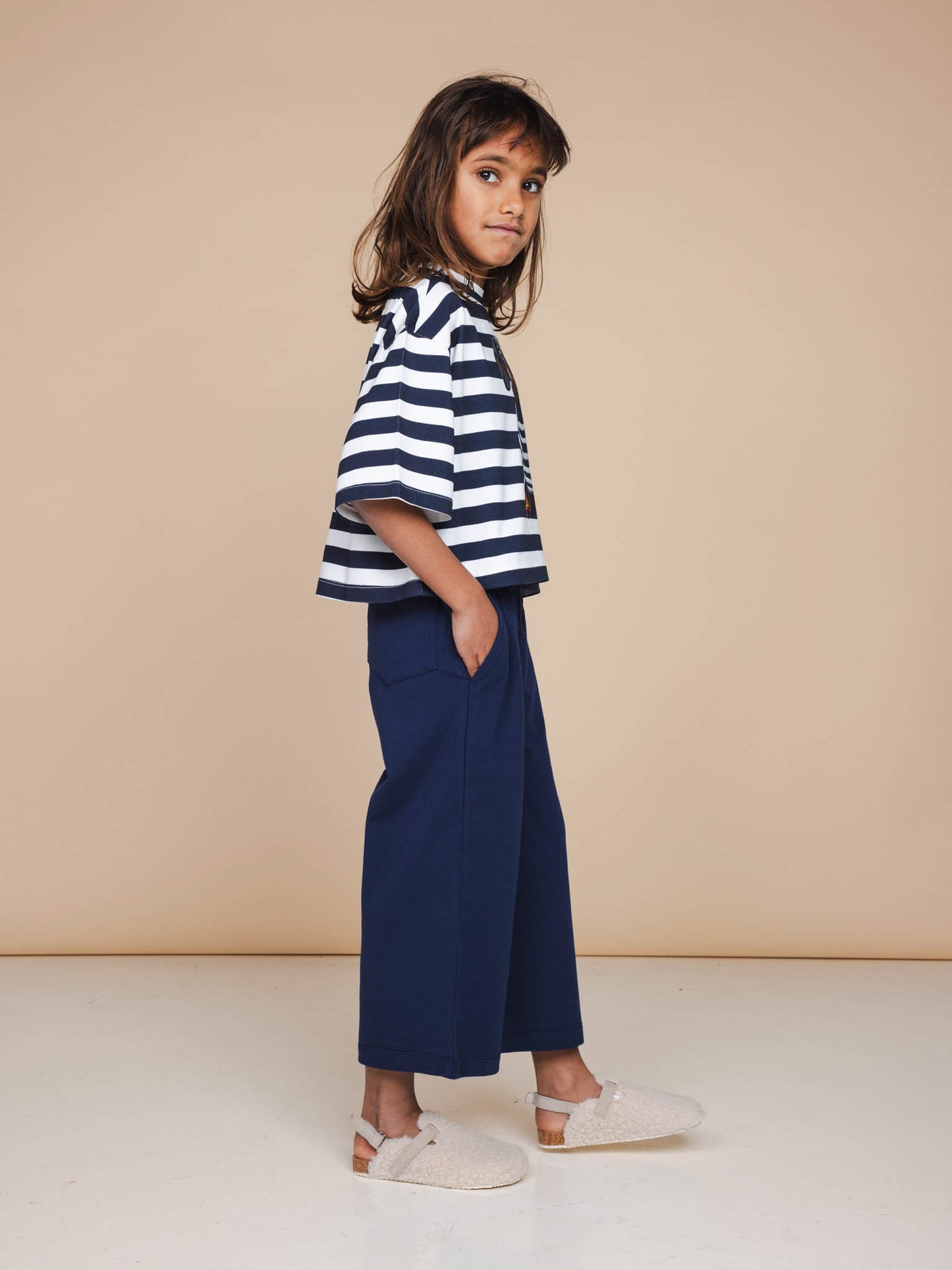 Pierre Cropped T-shirt en Wijde broek set Kids - SNURK