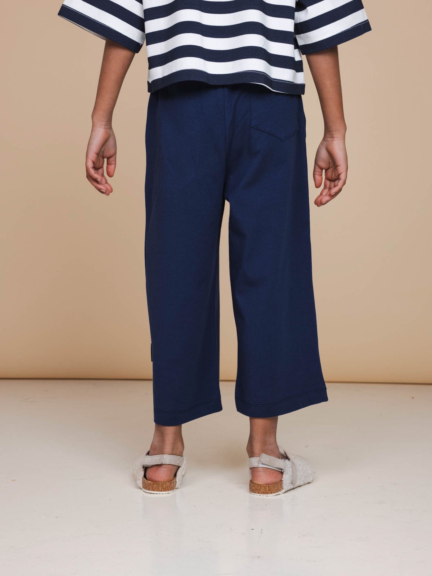 Navy Wijde broek Kids - SNURK