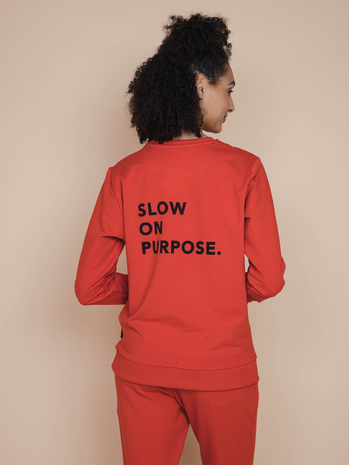 Slow Red Sweater en Broek set Dames - SNURK