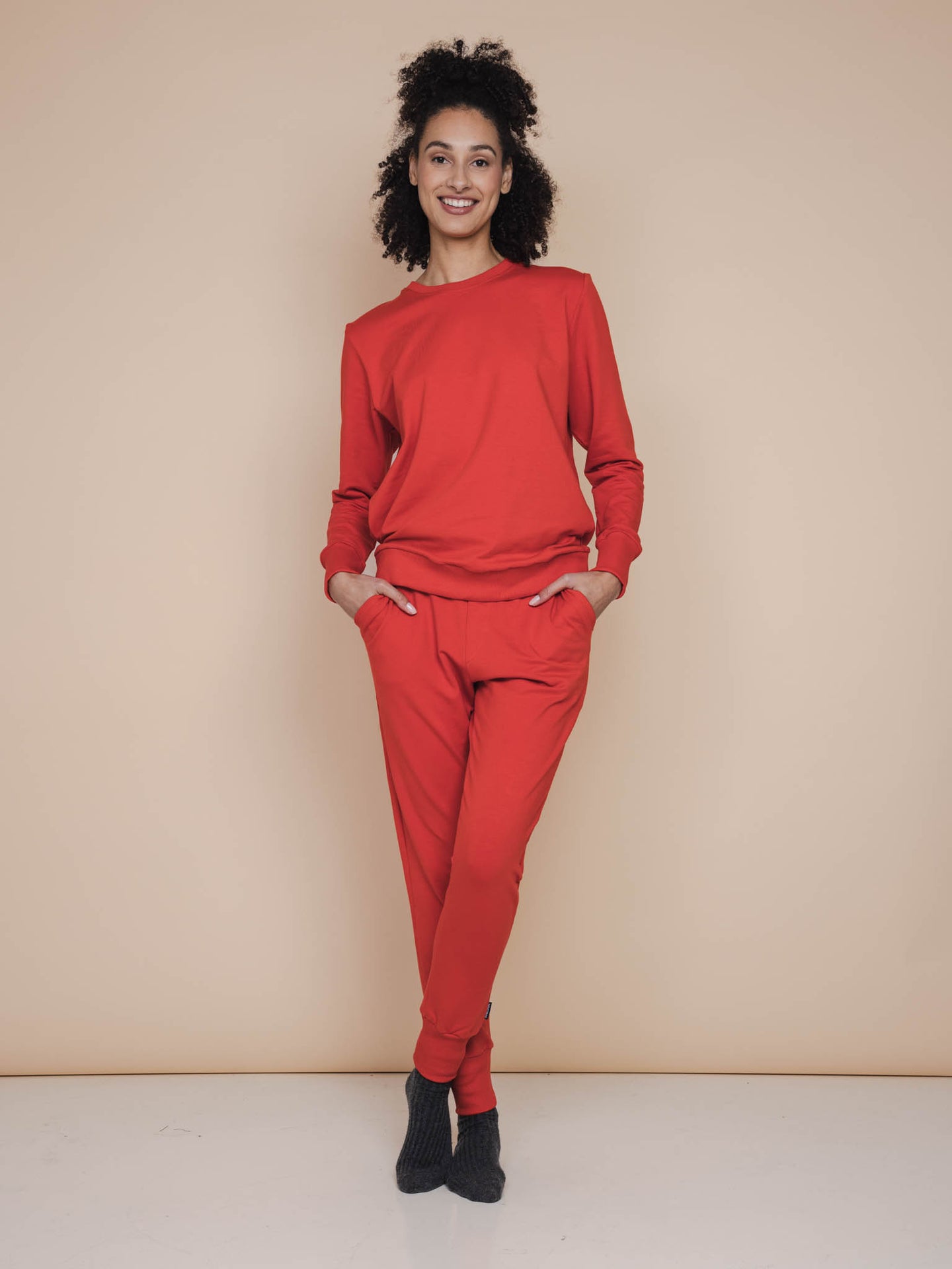 Slow Red Sweater Dames - SNURK
