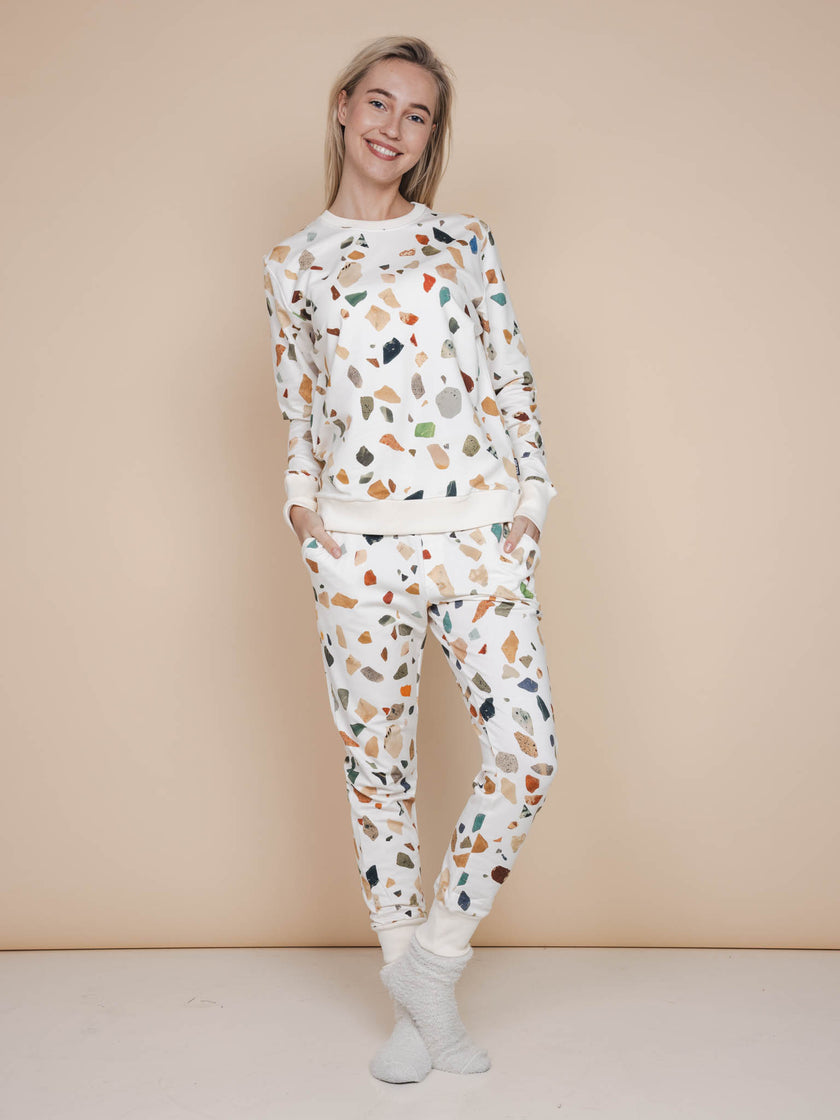 Terrazzo Sweater en Broek set Dames