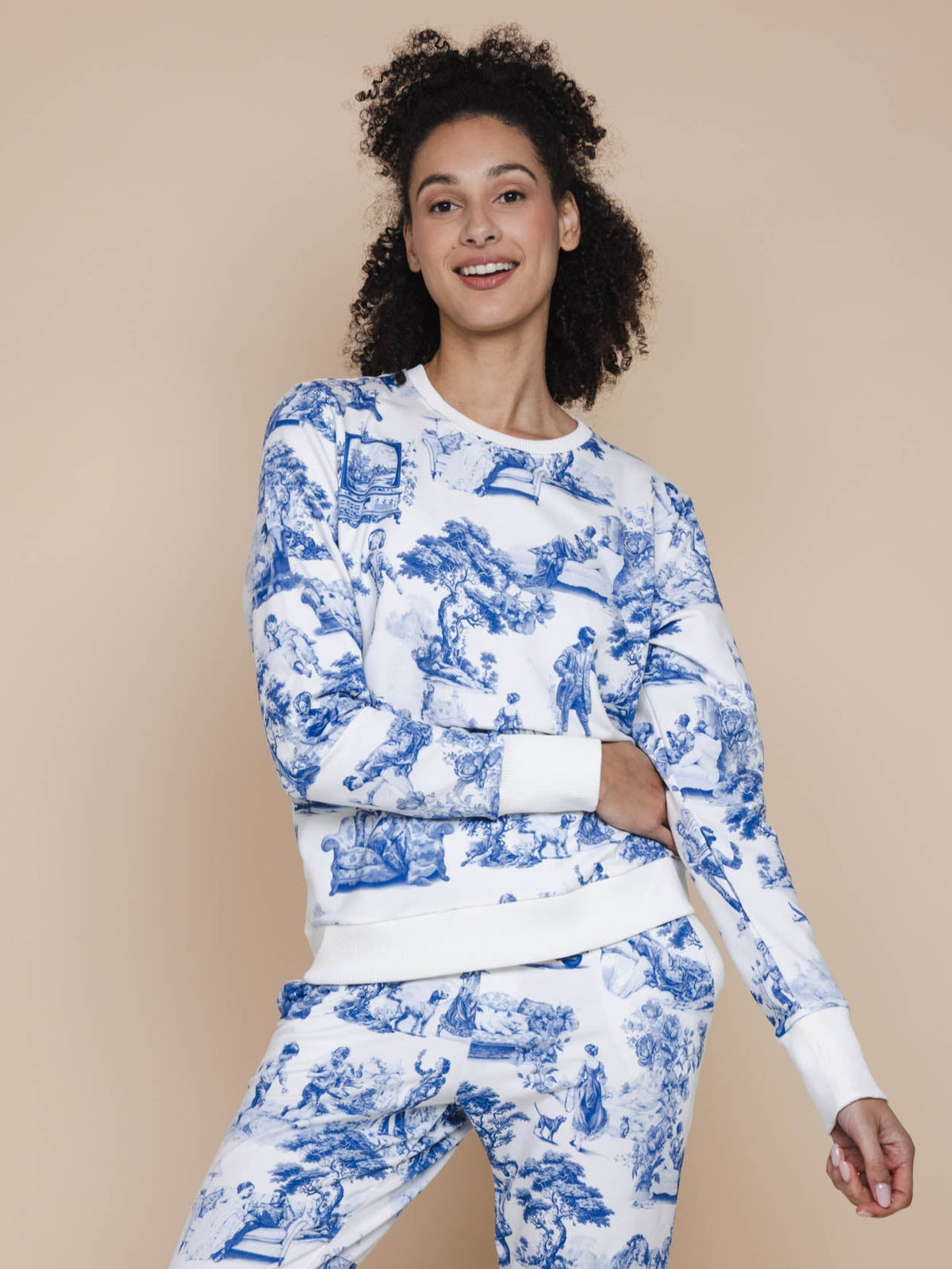 Toile De Modern Joy Sweater en Broek set Dames - SNURK