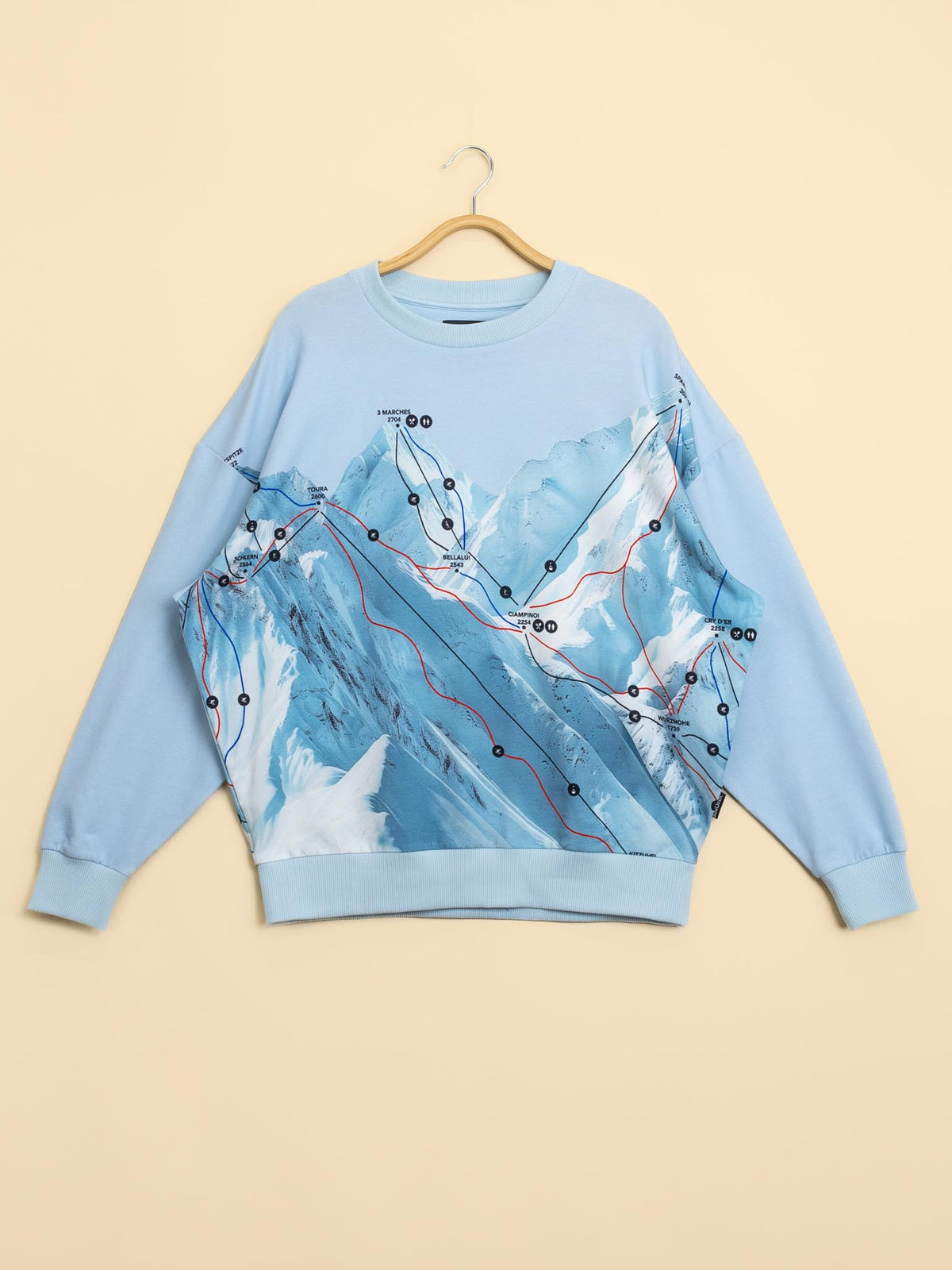 Ski Map Sweater Unisex - SNURK