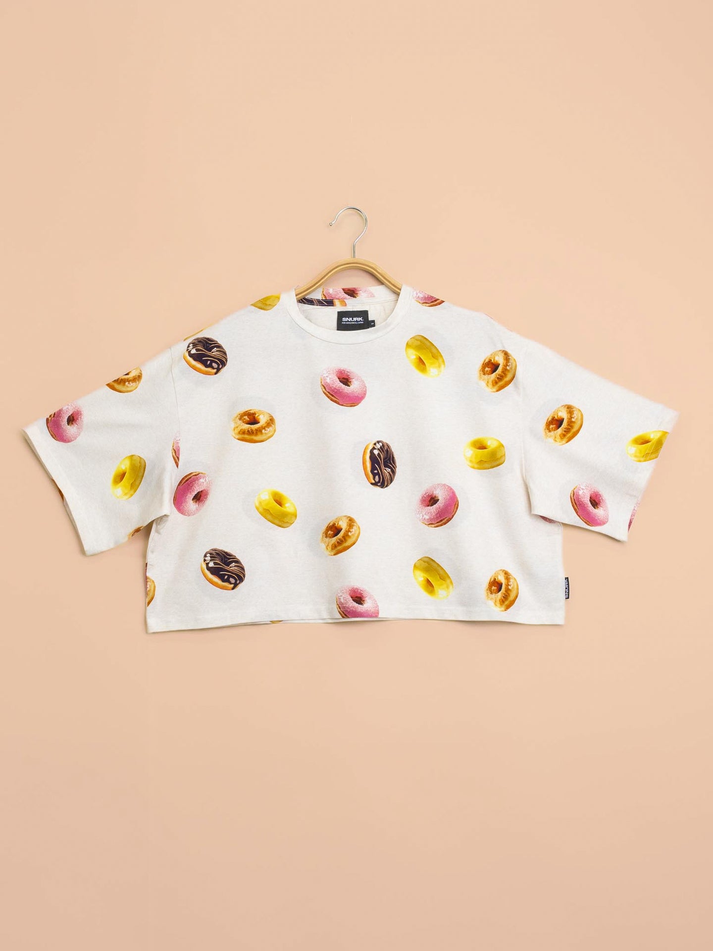 Donuts Cropped T-shirt Dames - SNURK