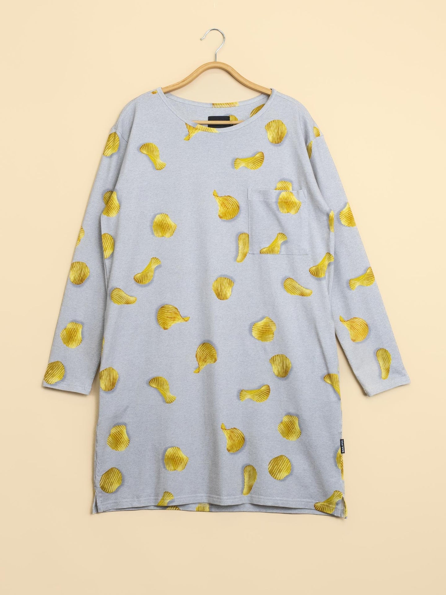 Chips Long Sleeve Dress Dames - SNURK