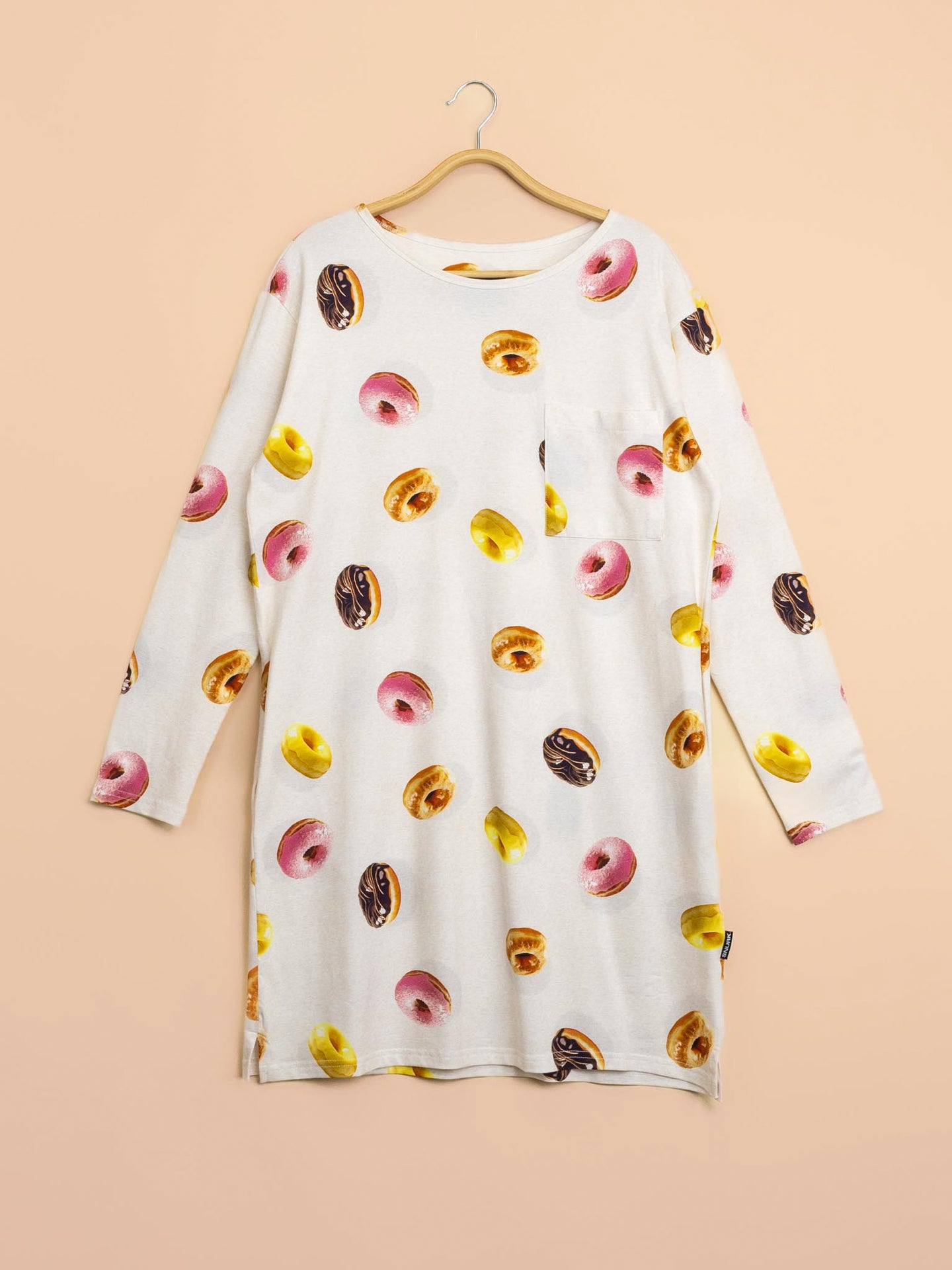 Donuts Long Sleeve Dress Dames - SNURK