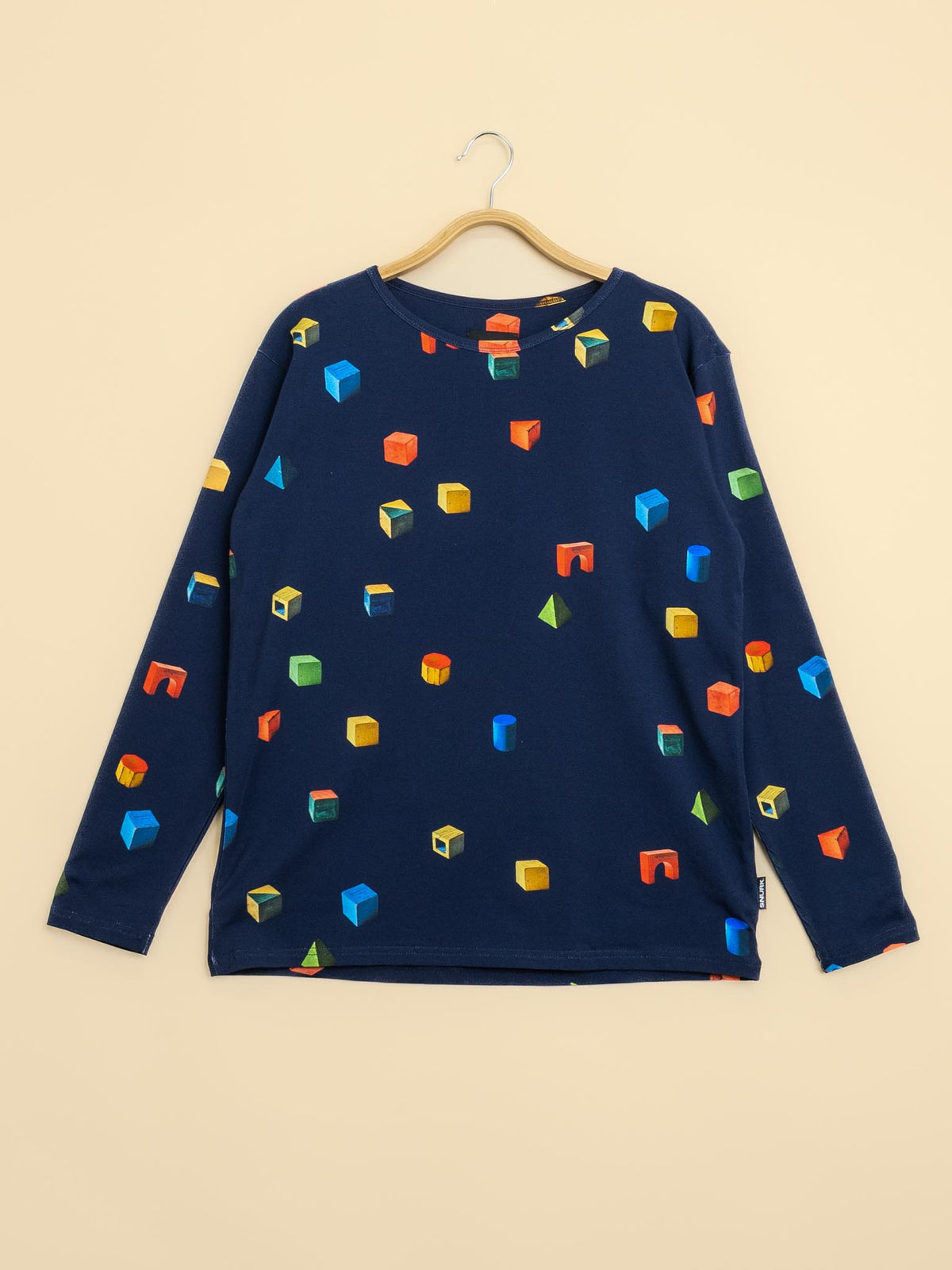 Building Blocks Long Sleeve T-shirt Dames - SNURK
