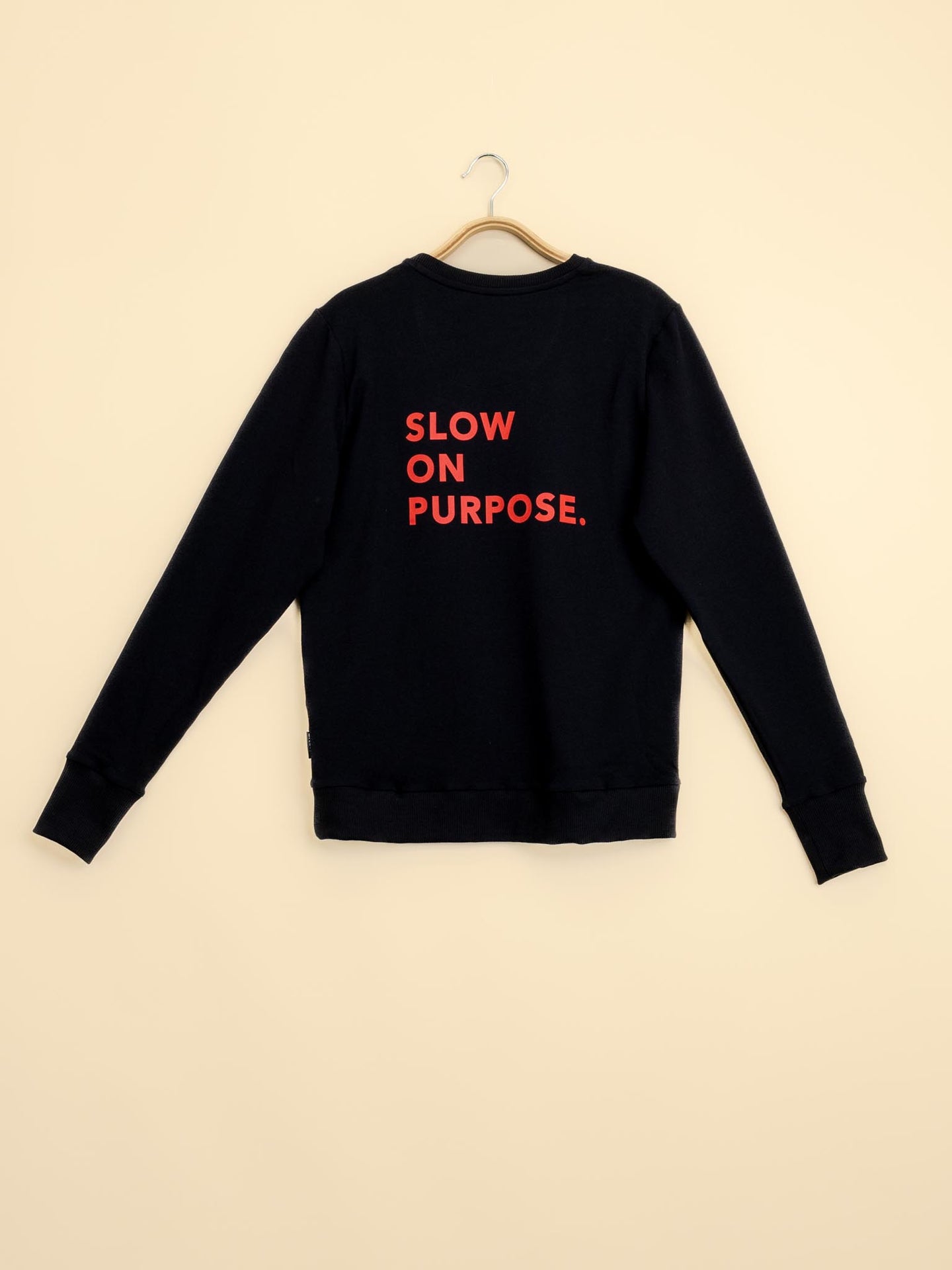 Slow Black Sweater Dames - SNURK