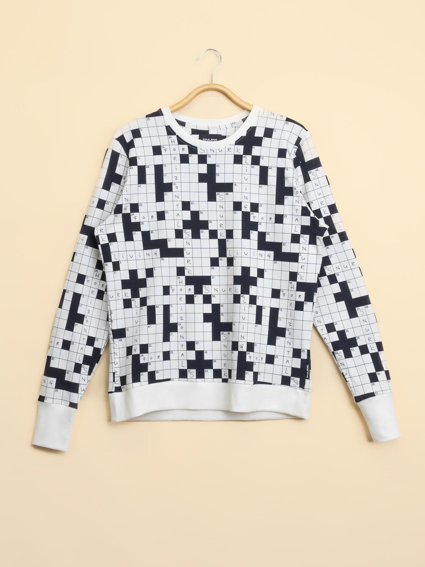 Crossword Sweater Dames - SNURK