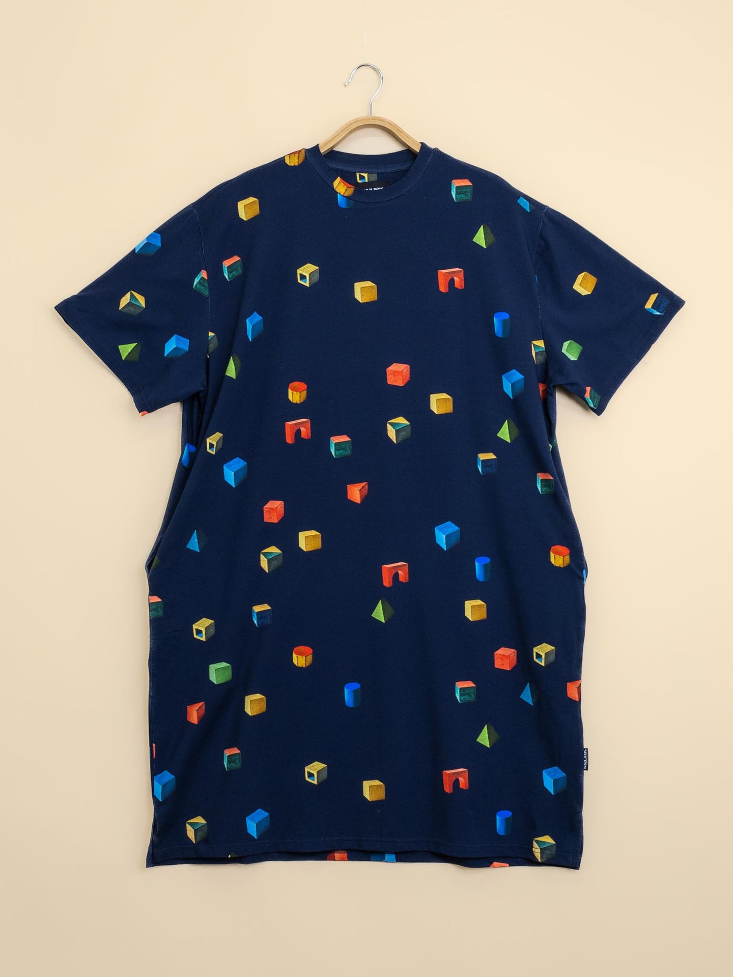 Building Blocks Relaxed Tee Dress Dames - SNURK