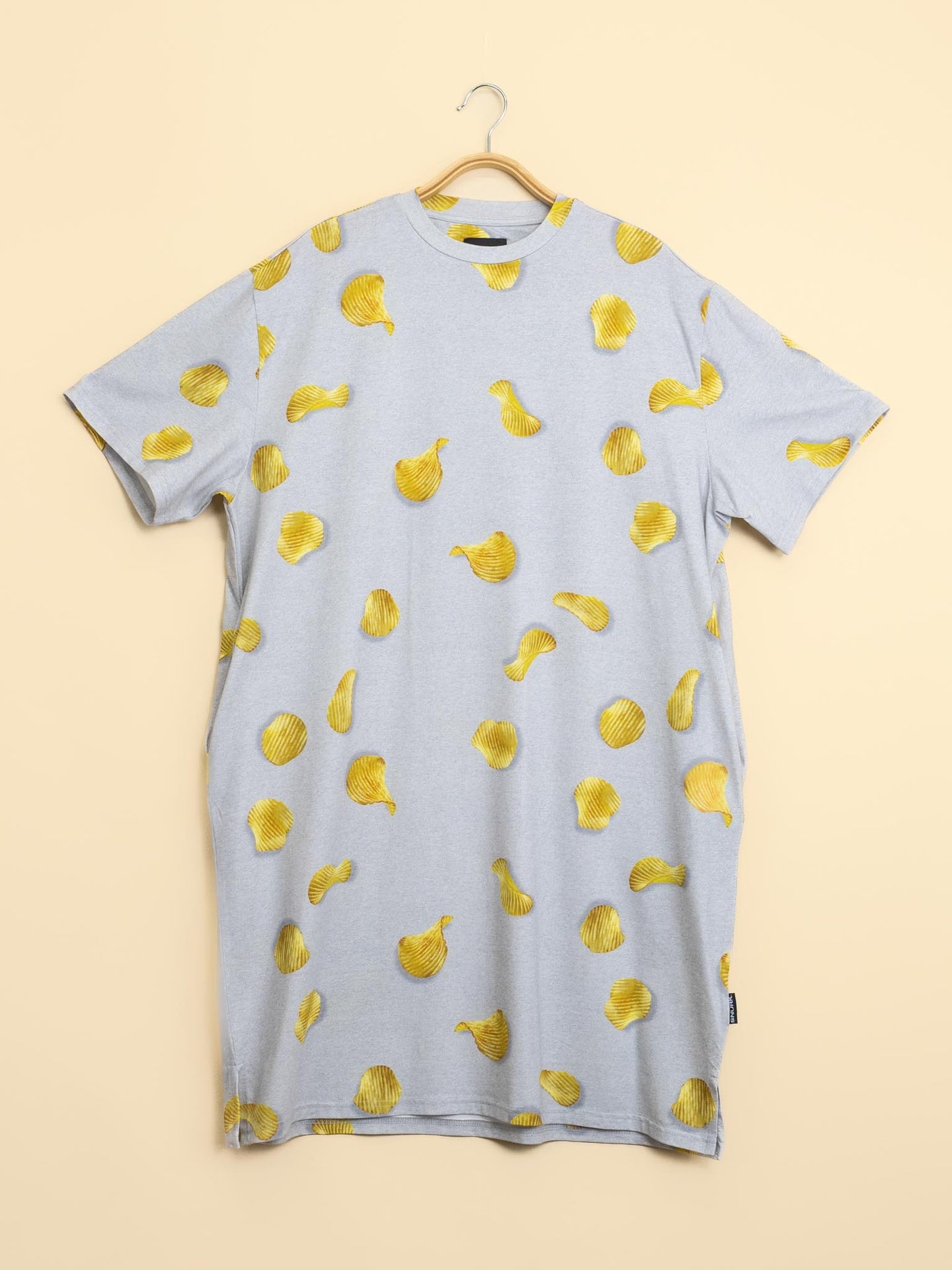 Chips Relaxed Tee Dress Dames - SNURK