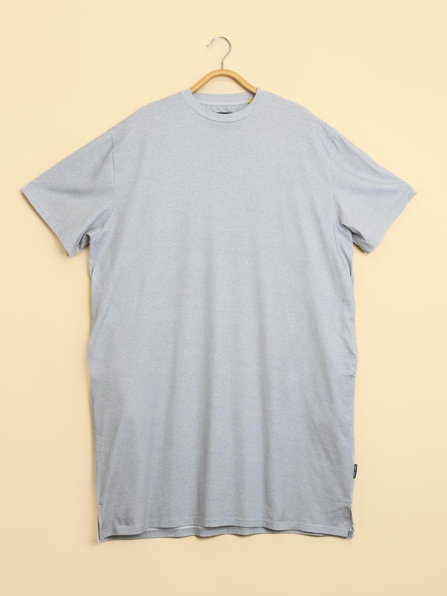 Slow Grey Relaxed Tee Dress Dames - SNURK