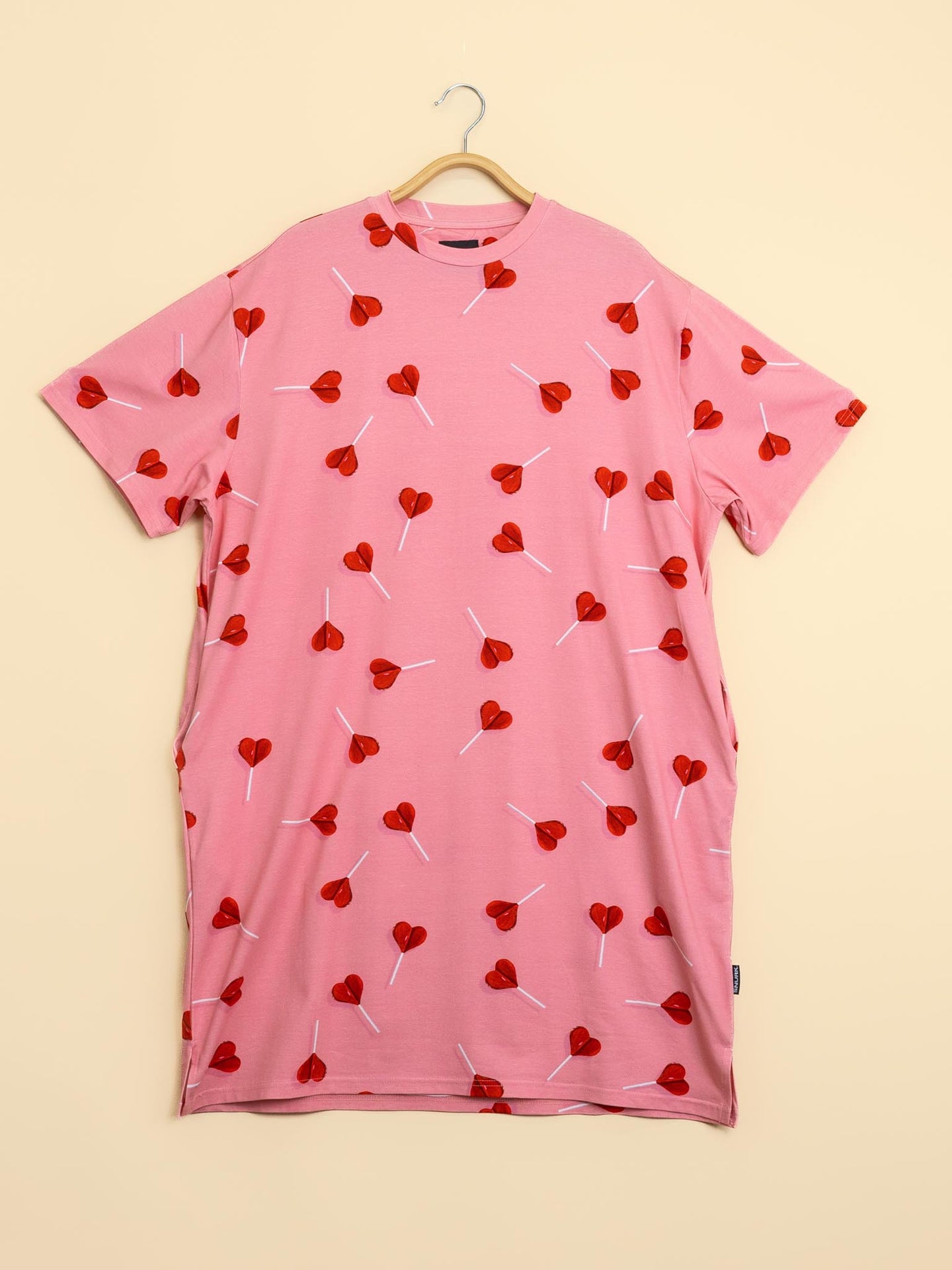 Lollipop Love Relaxed Tee Dress Dames - SNURK