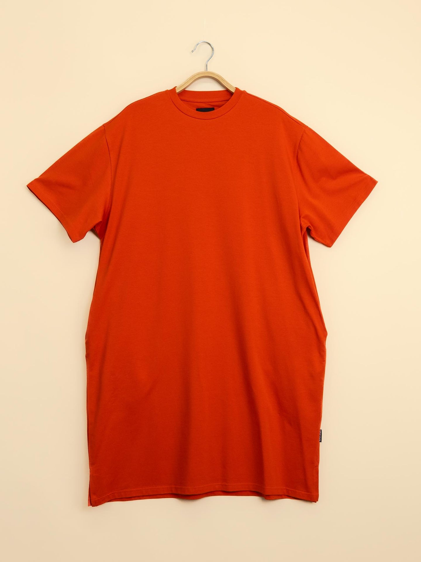 Red Relaxed Tee Dress Dames - SNURK