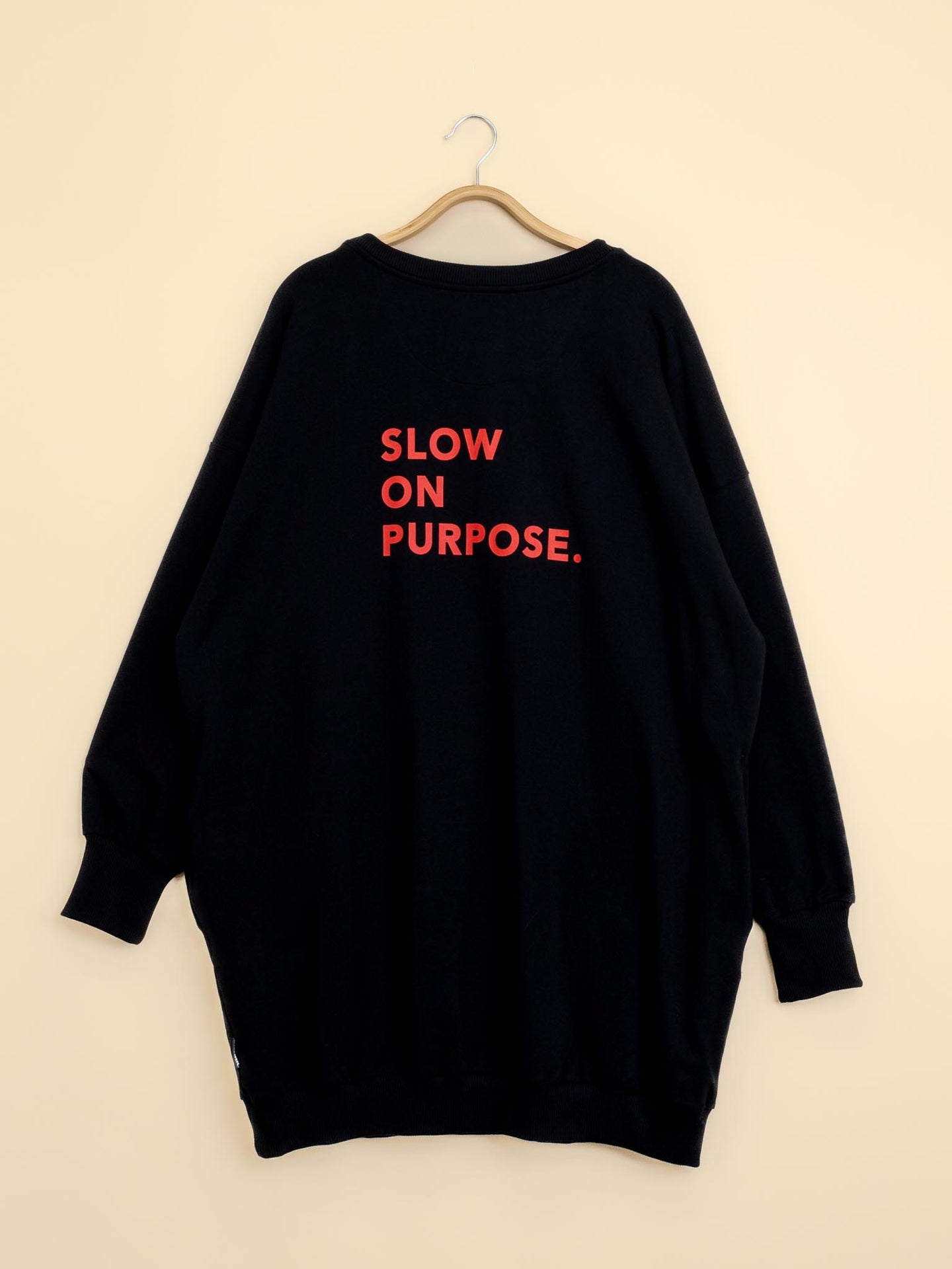 Slow Black Sweater Dress Dames - SNURK