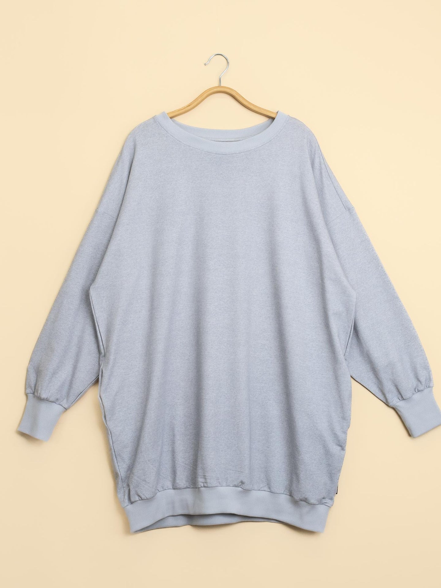 Slow Grey Sweater Dress Dames - SNURK