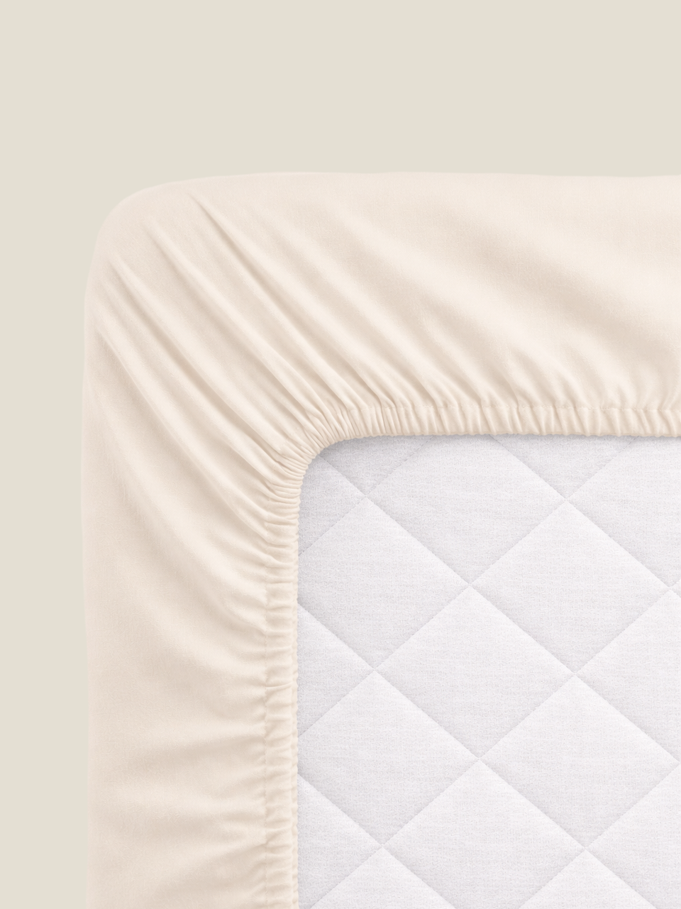 Beige hoeslaken - SNURK