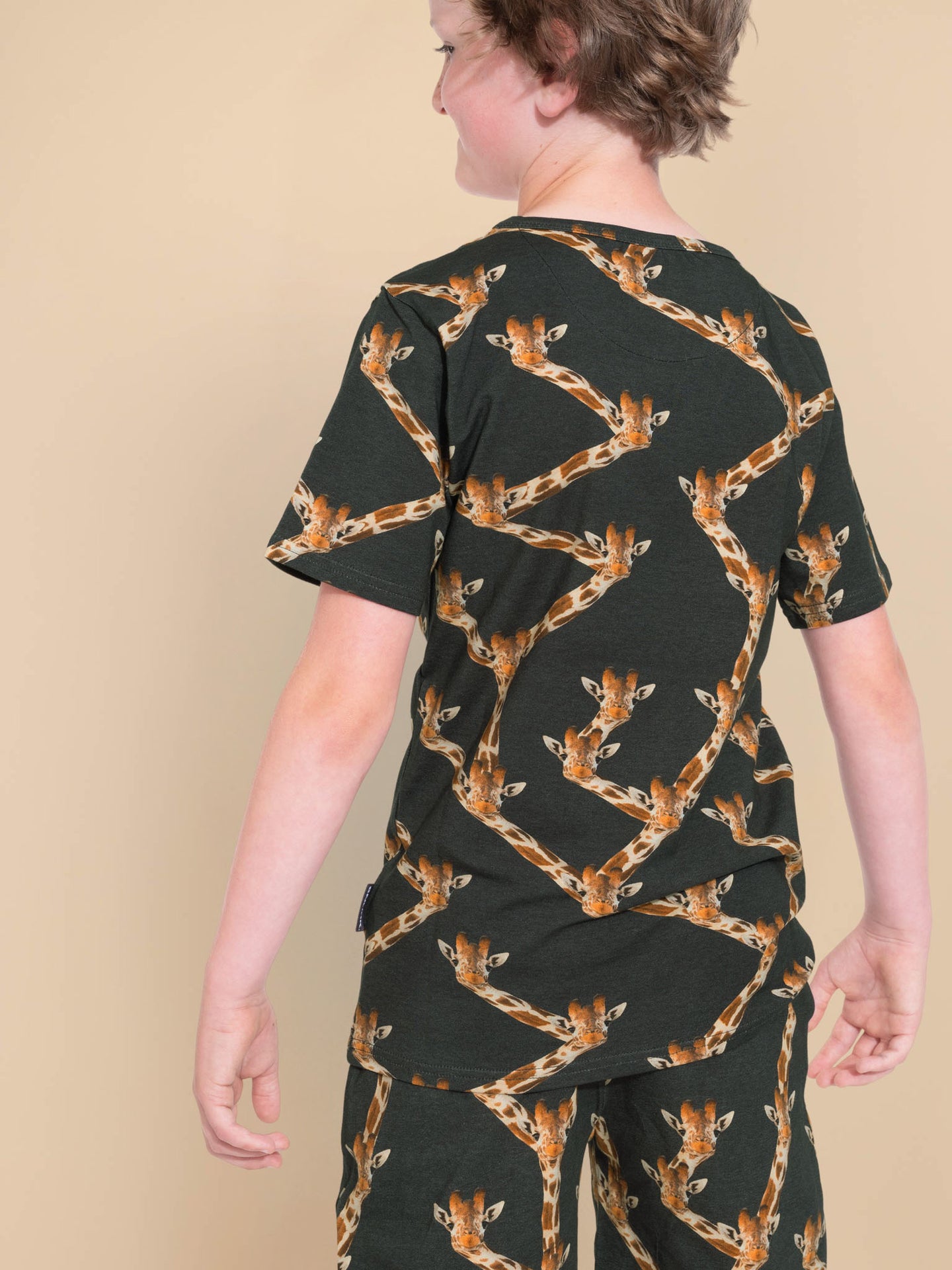 Giraffe Black Shorts Kids