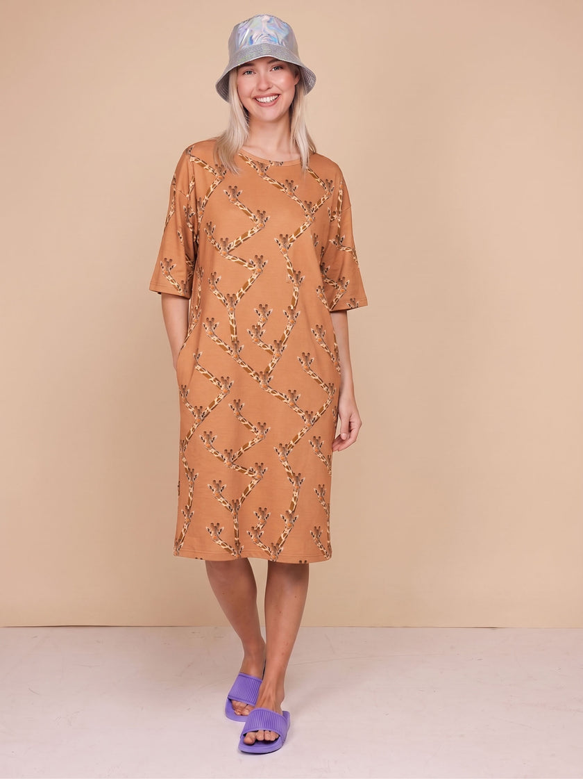 Eggs Navy Relaxed Tee Dress Women