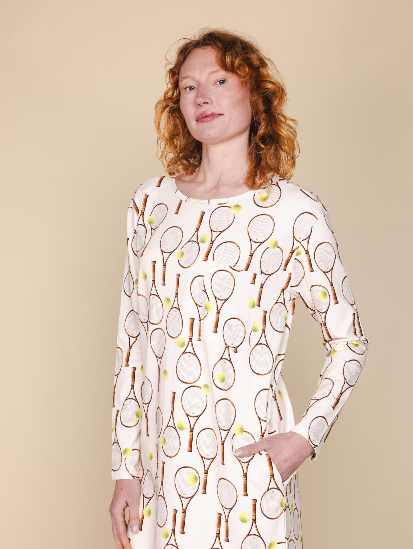 Grand Slam Long Sleeve Dress Dames