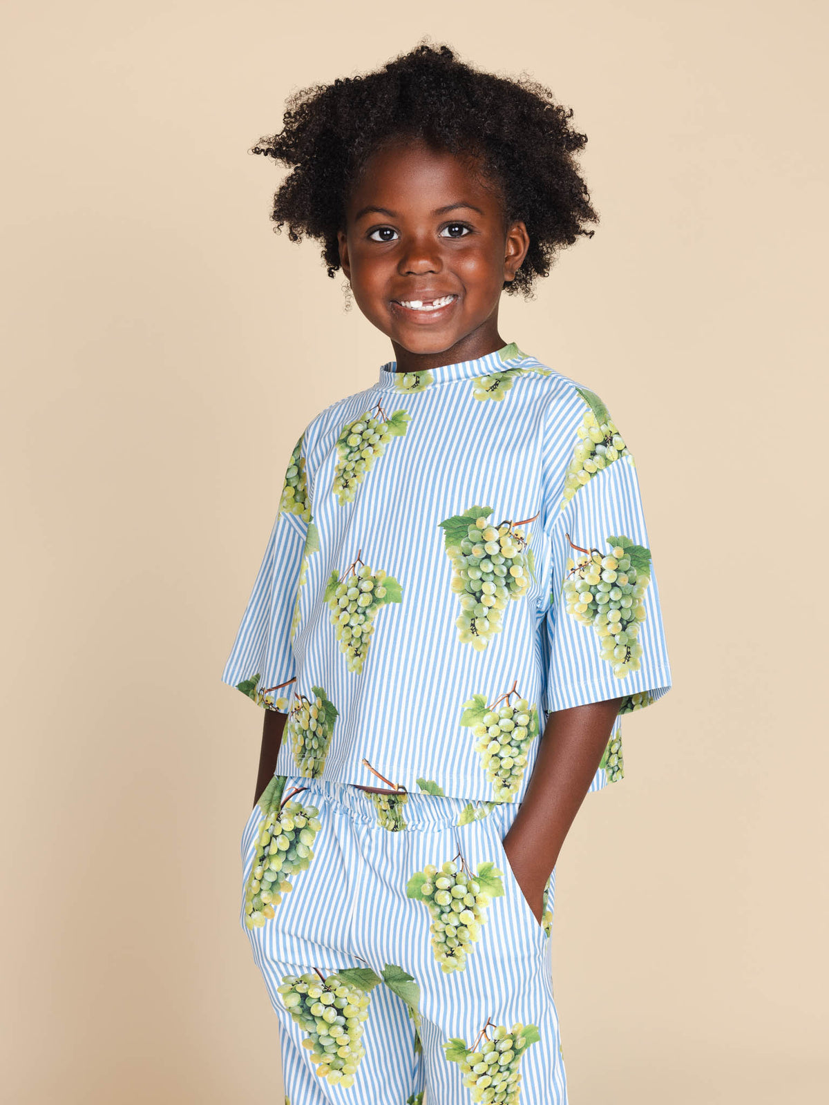 Grapes Cropped T-Shirt Kids