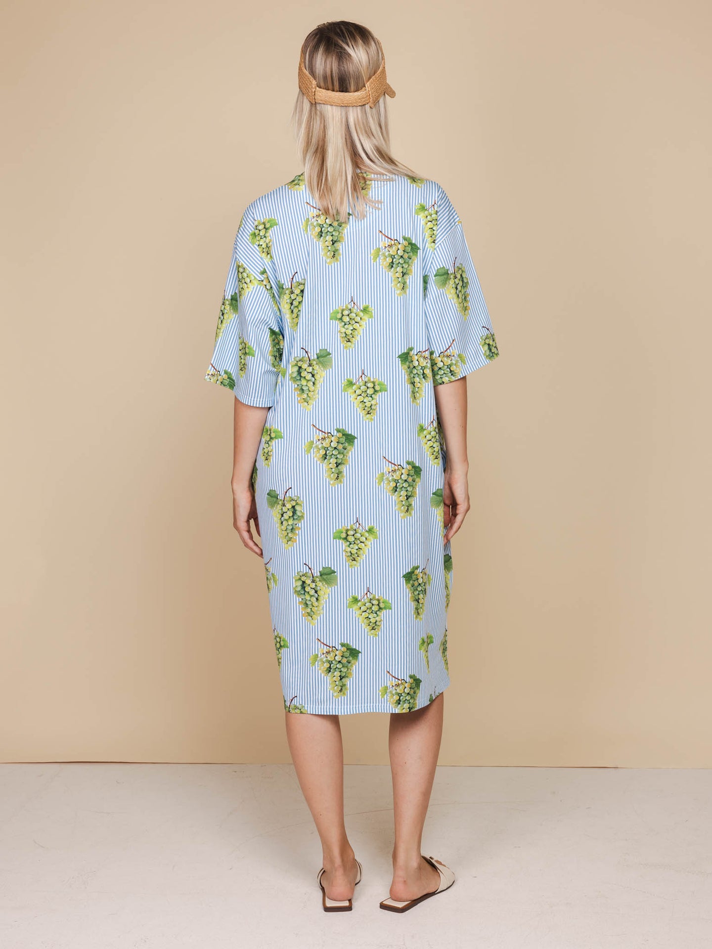 Grapes Relaxed Tee Dress Dames - SNURK