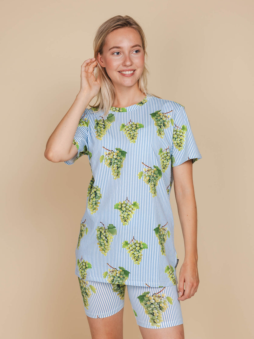 Grapes T-shirt en Bikershorts set Dames