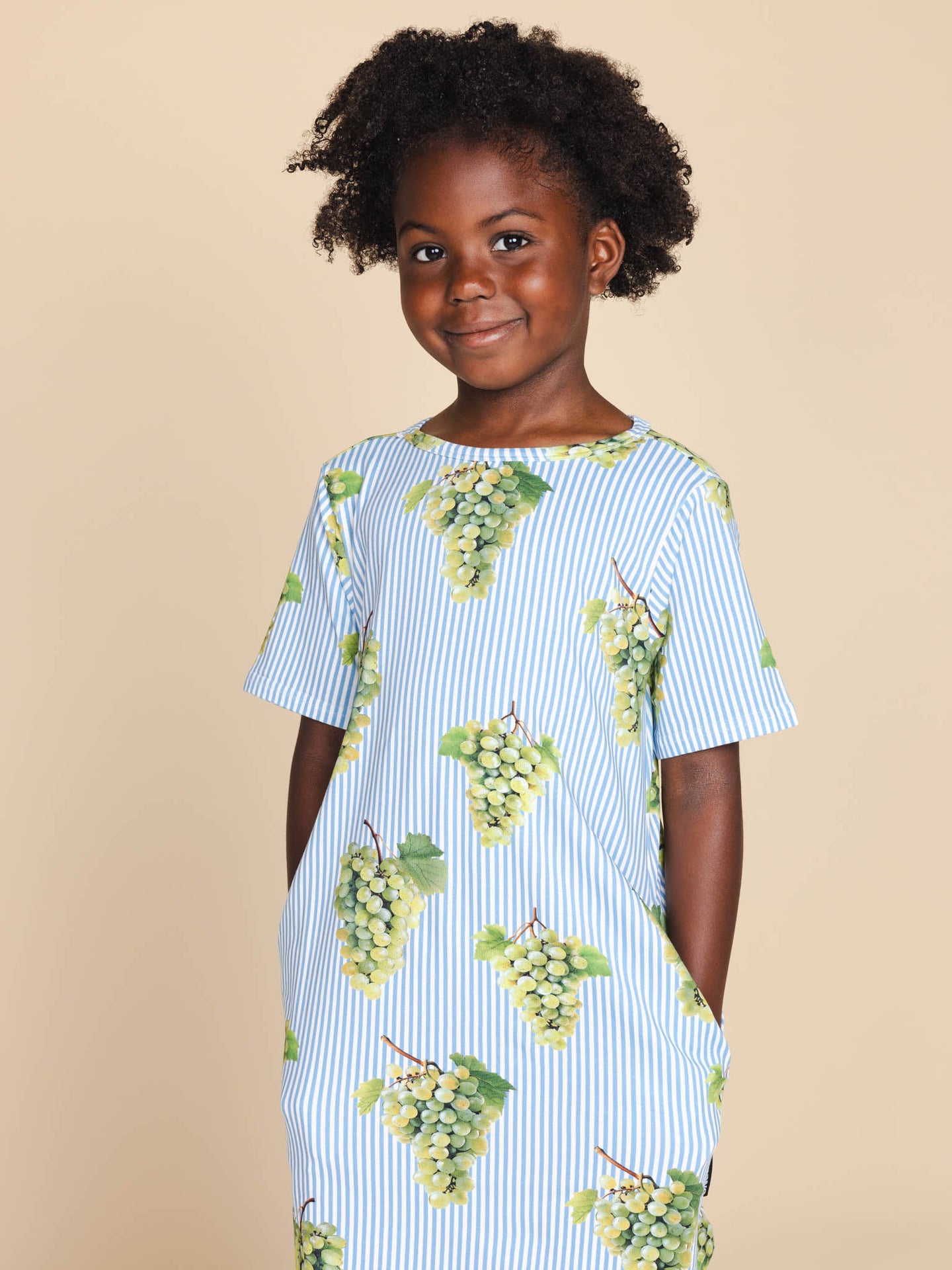 Grapes T-shirt Dress Kids - SNURK