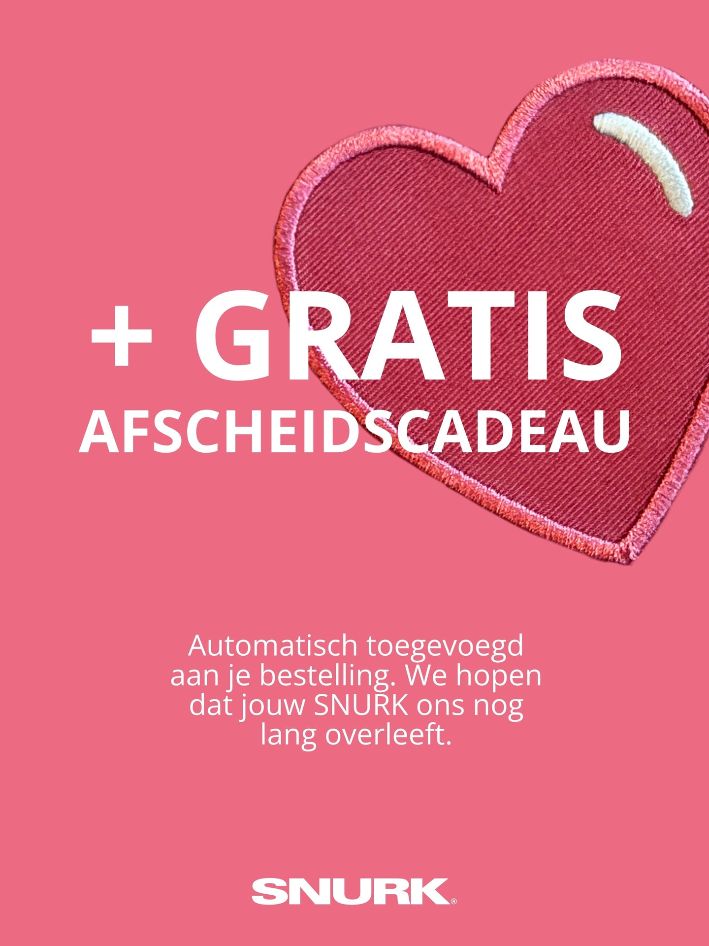 Gratis Afscheidscadeau - automatisch toegevoegd aan je bestelling