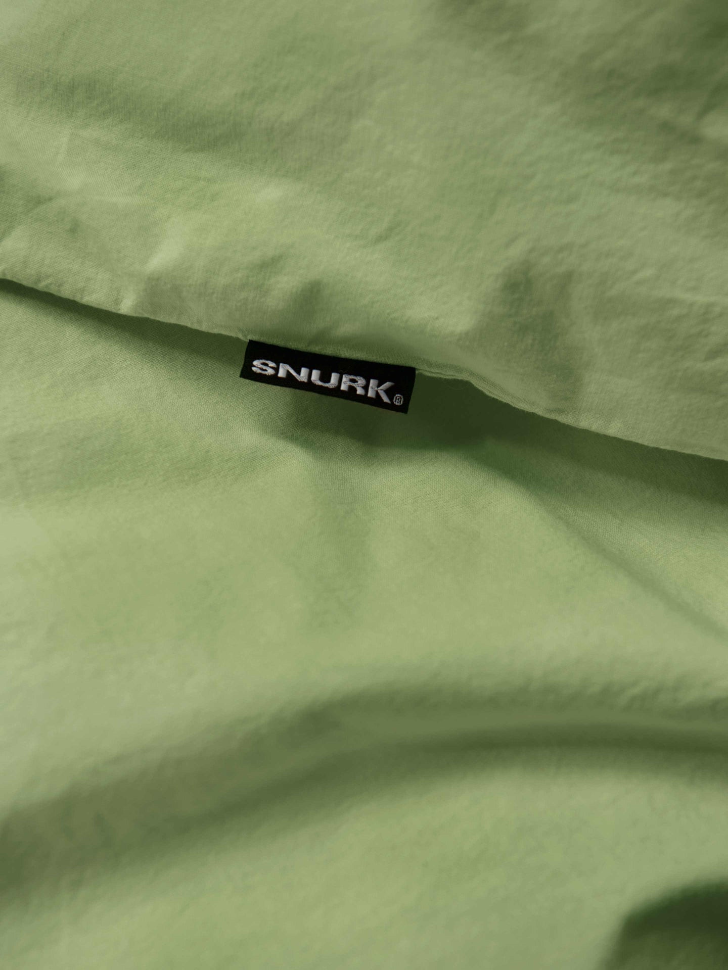 Green pillowcase