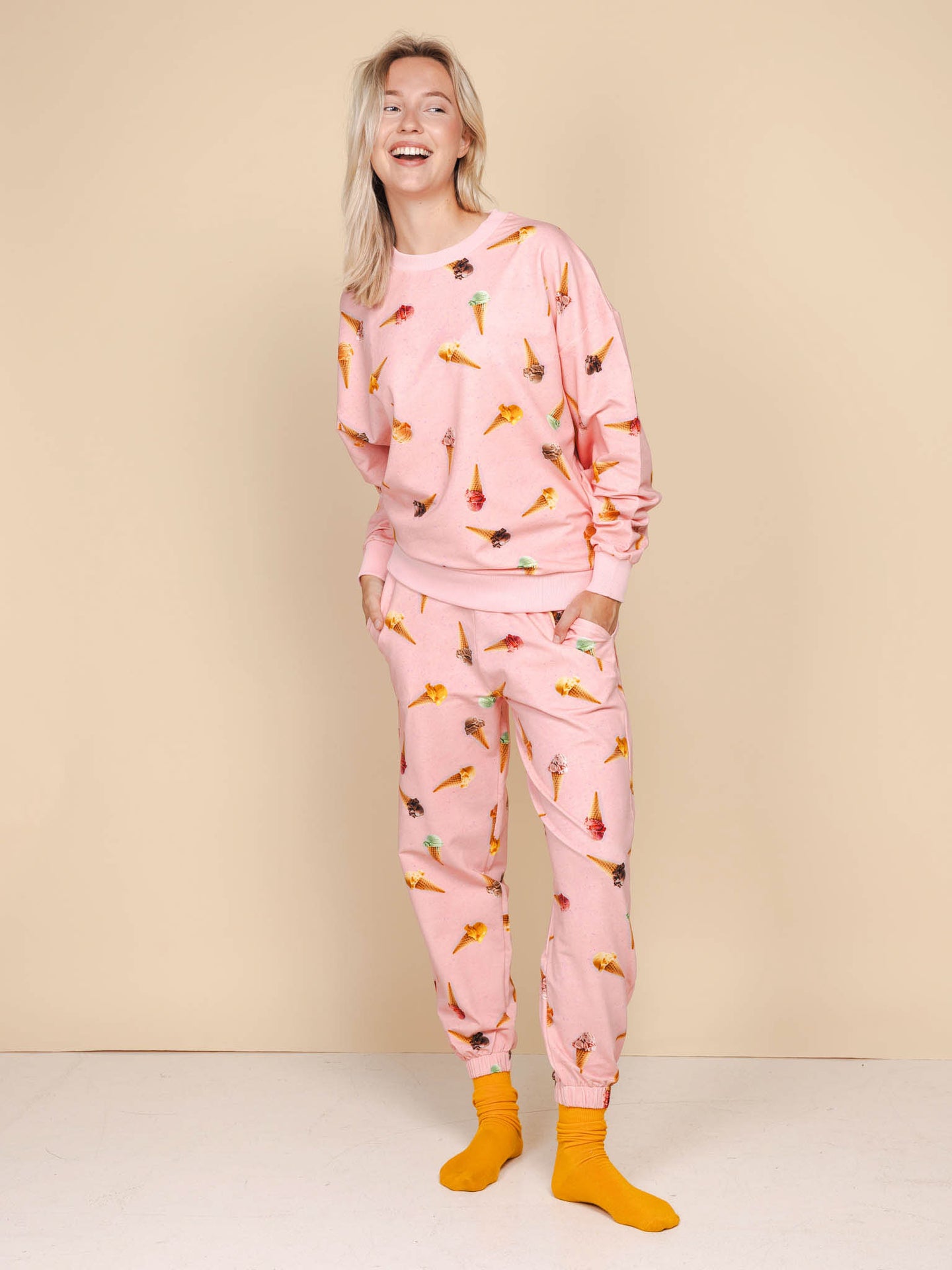 Ice Cream Cones Sweater en Broek set Unisex - SNURK