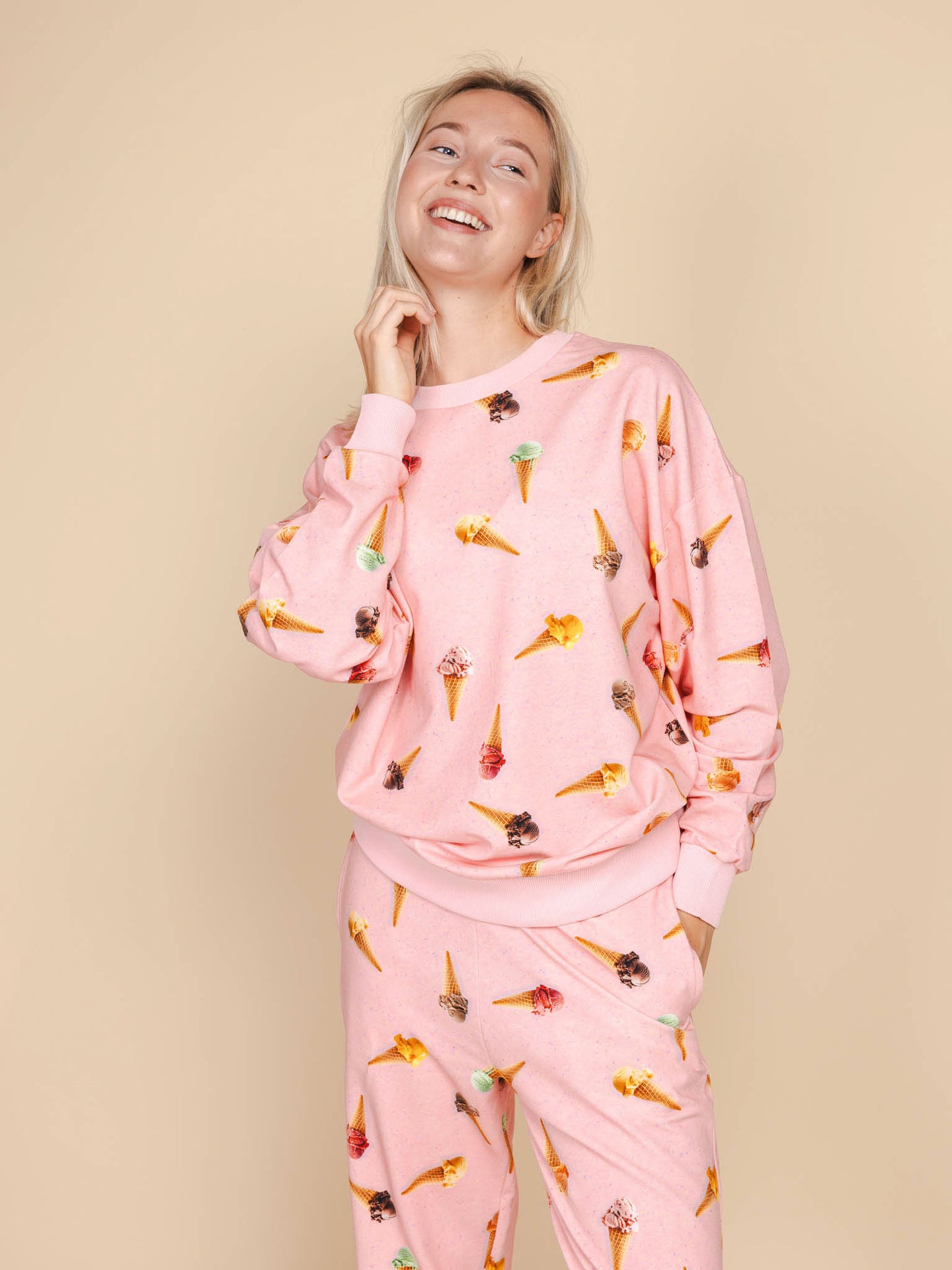 Ice Cream Cones Sweater en Broek set Unisex - SNURK