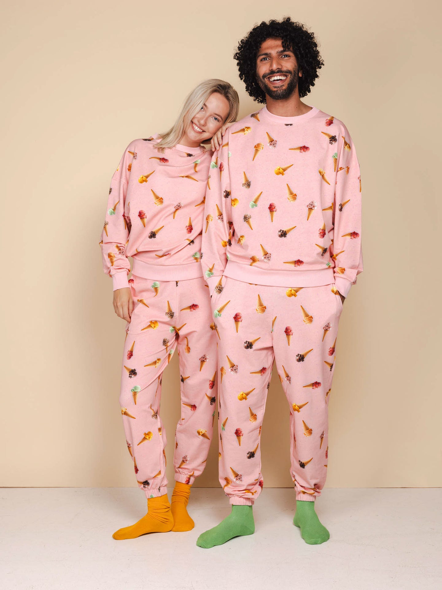 Ice Cream Cones Sweater en Broek set Unisex - SNURK
