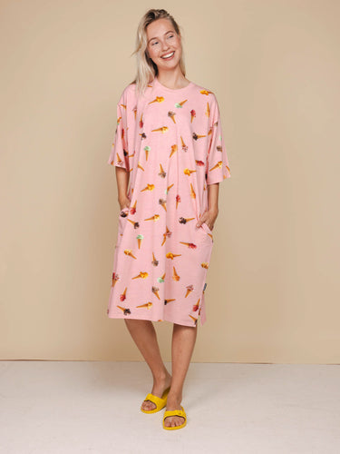 Ice Cream Cones Relaxed Tee Dress Dames
