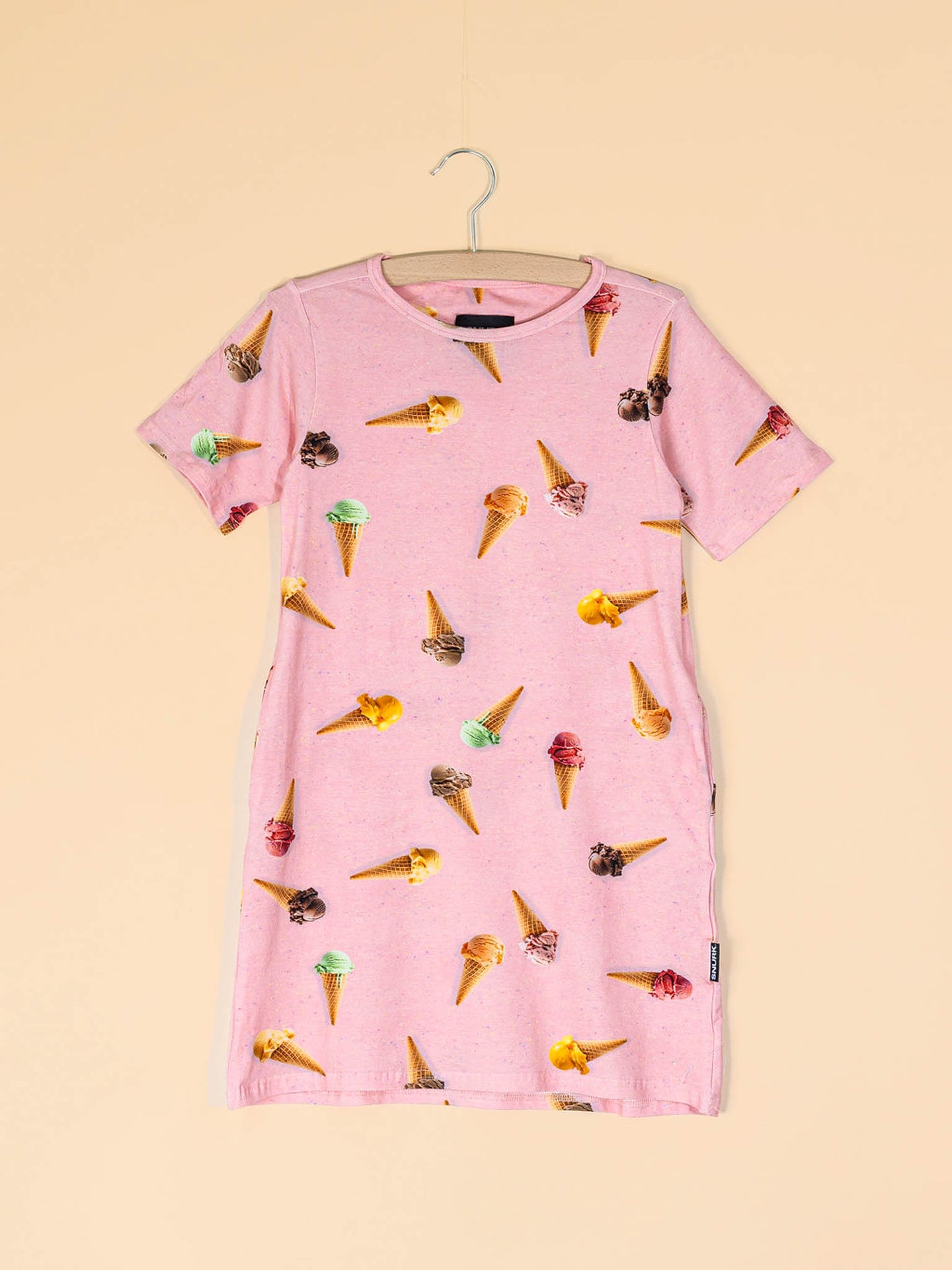 Ice Cream Cones T-shirt Dress Kids - SNURK