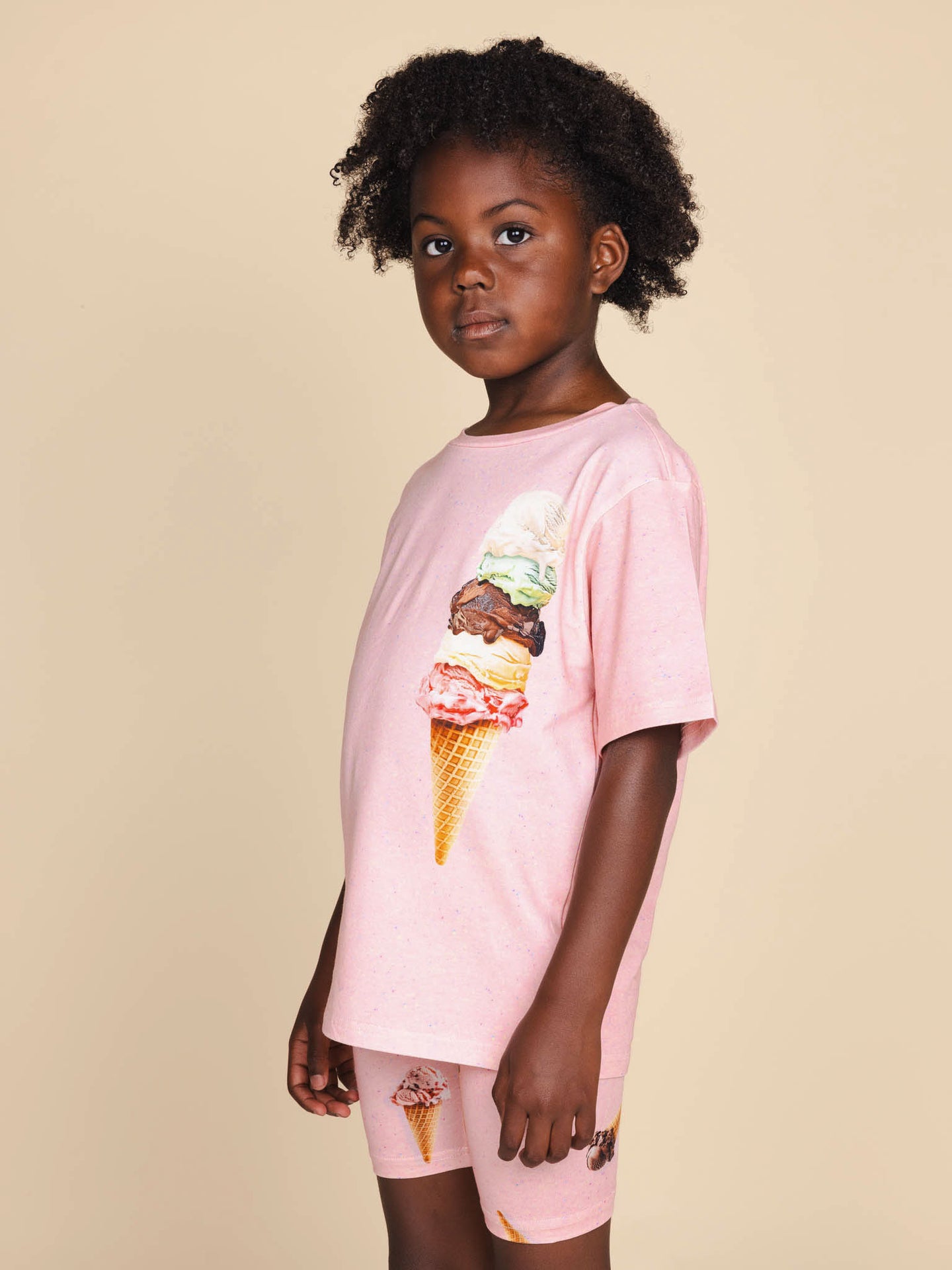 Ice Cream Cones T-shirt en Bikershorts set Kids - SNURK