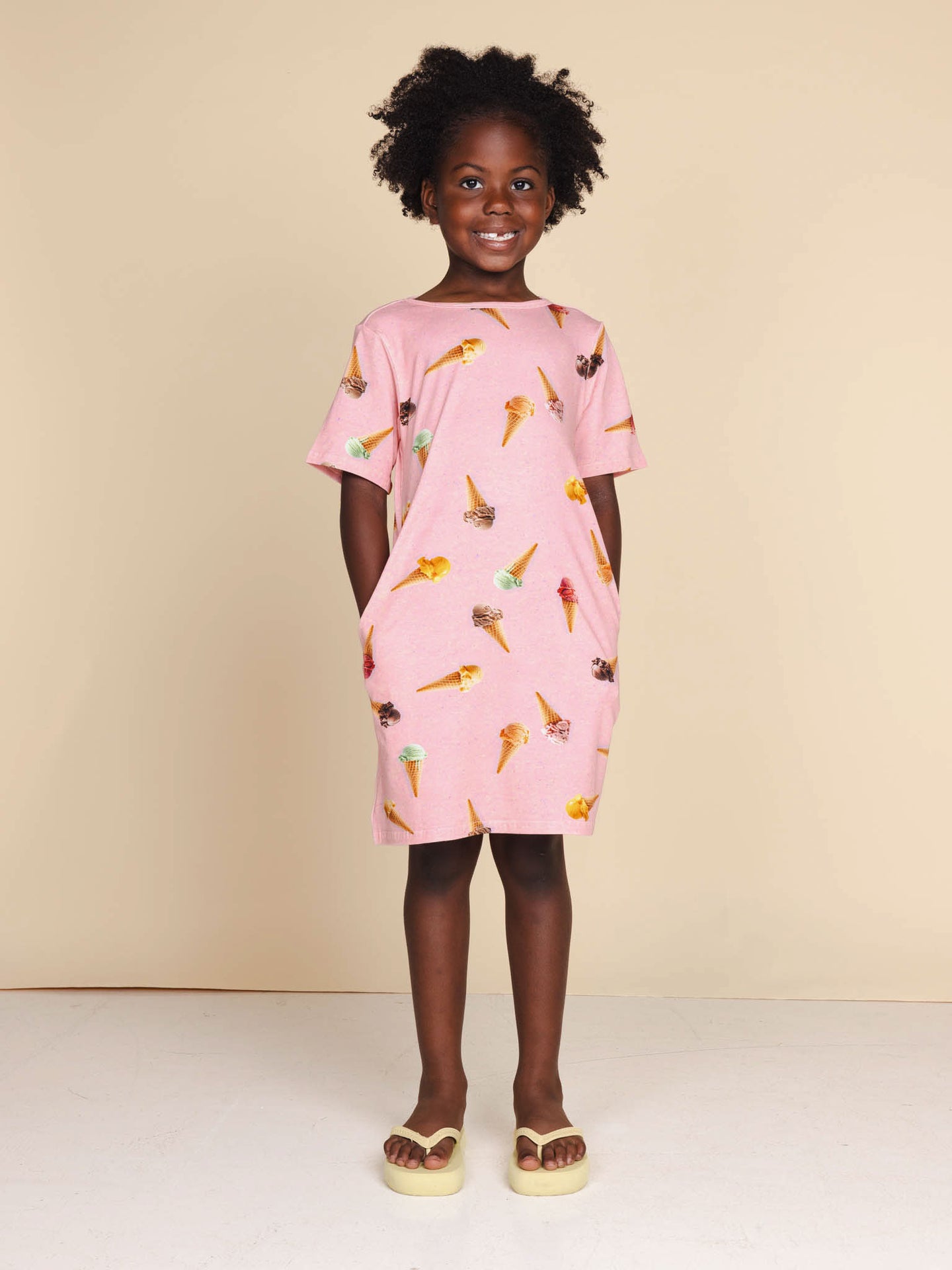 Ice Cream Cones T-shirt Dress Kids - SNURK